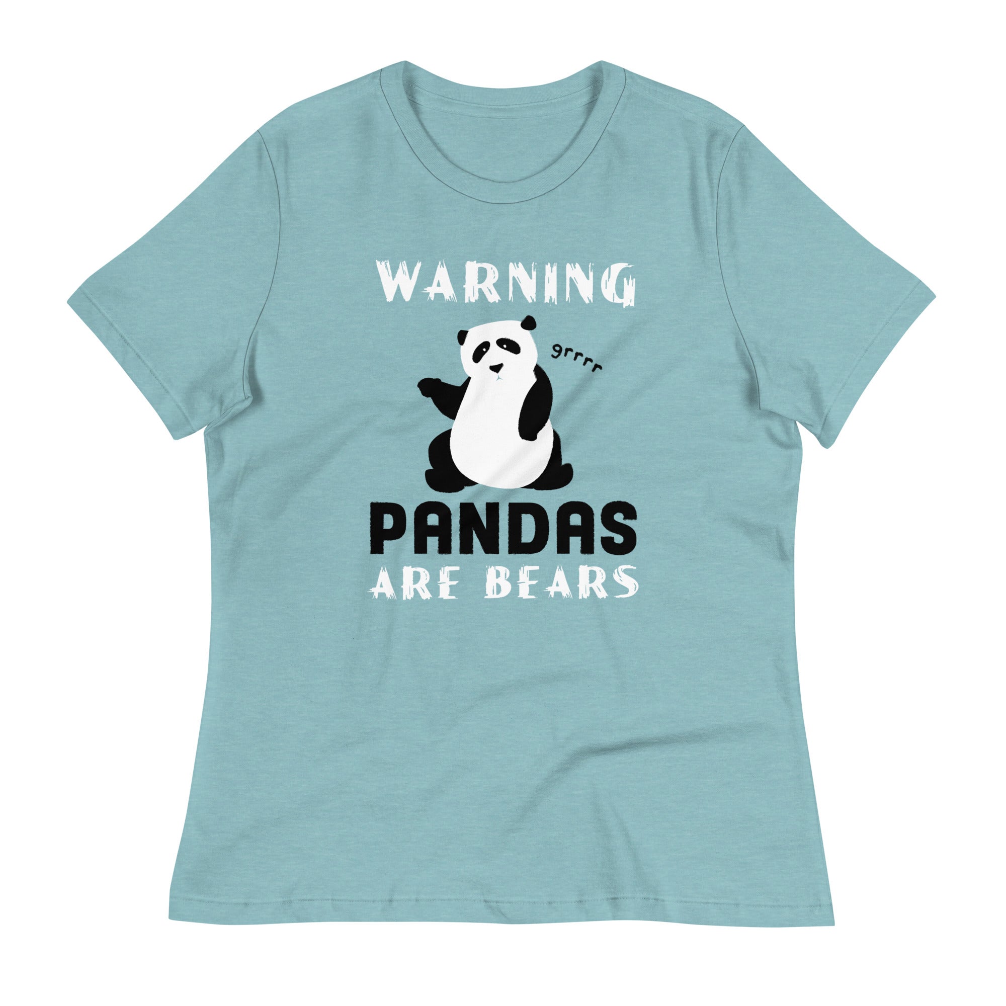 Warning, Pandas Are Bears Women's Signature Tee