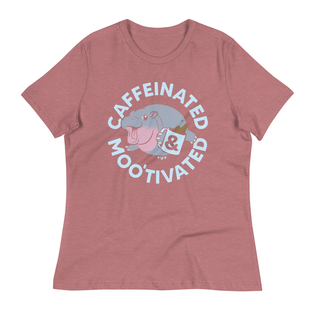 Caffeinated & Moo'tivated Women's Signature Tee