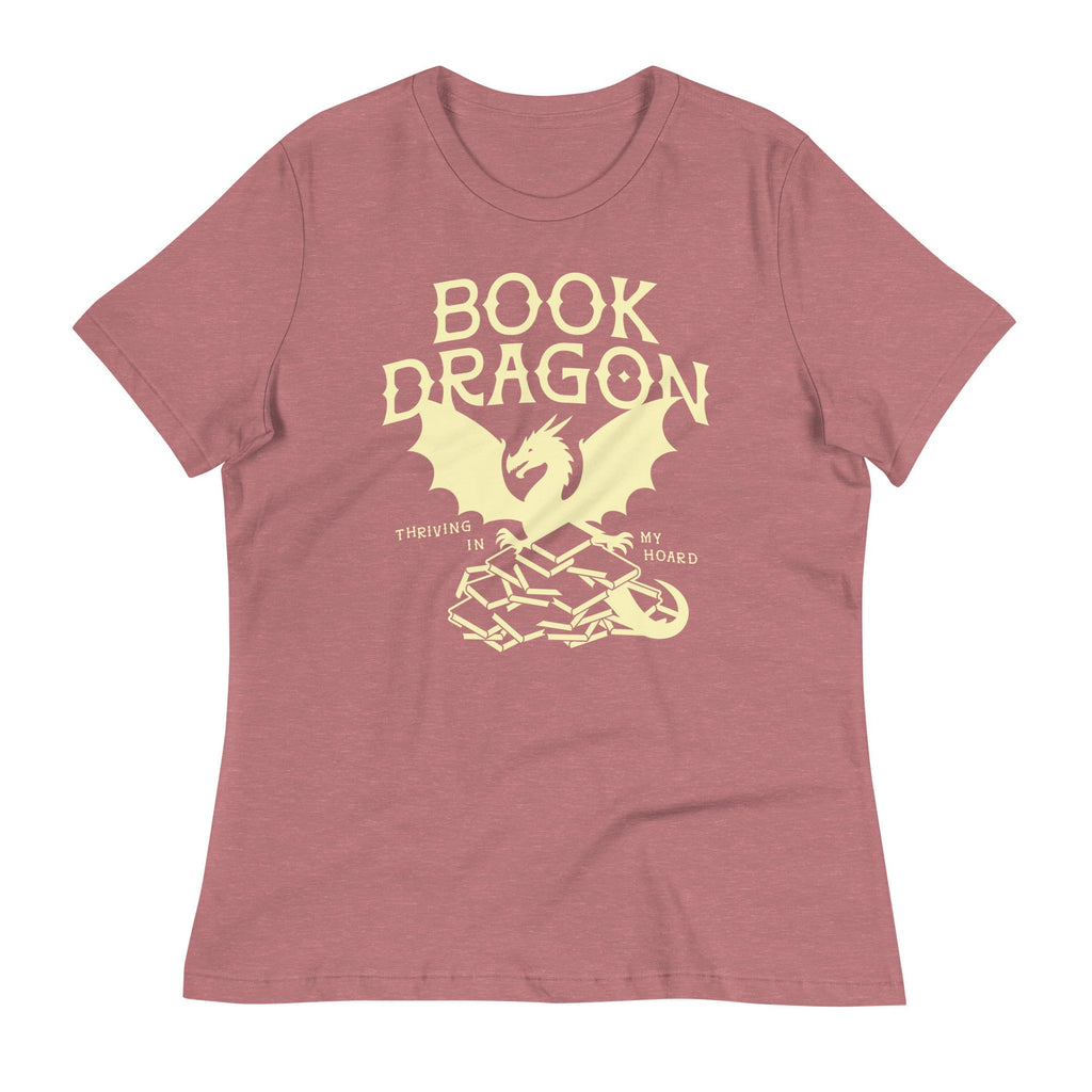 Book Dragon Thriving In My Hoard Women's Signature Tee