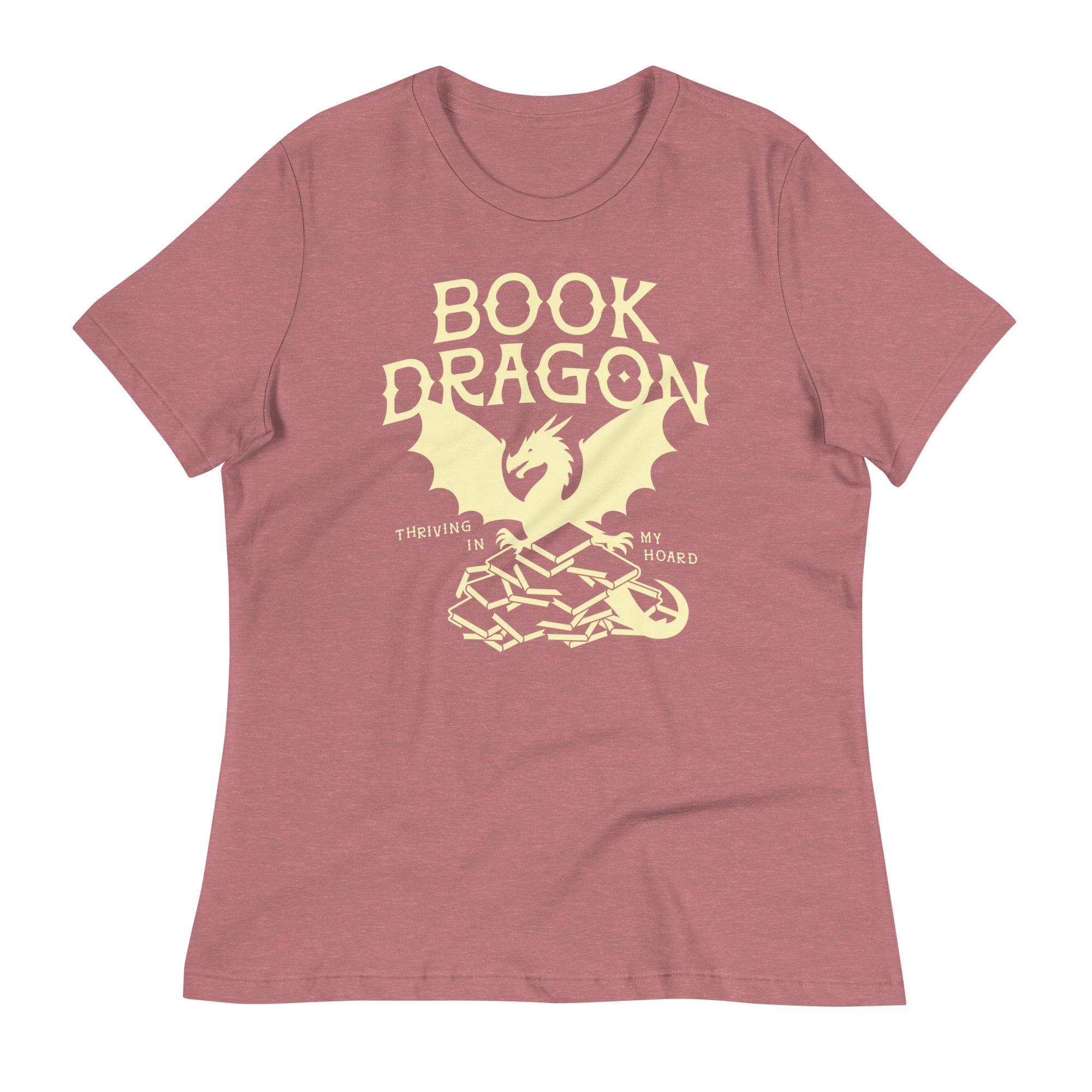 Book Dragon Thriving In My Hoard Women's Signature Tee