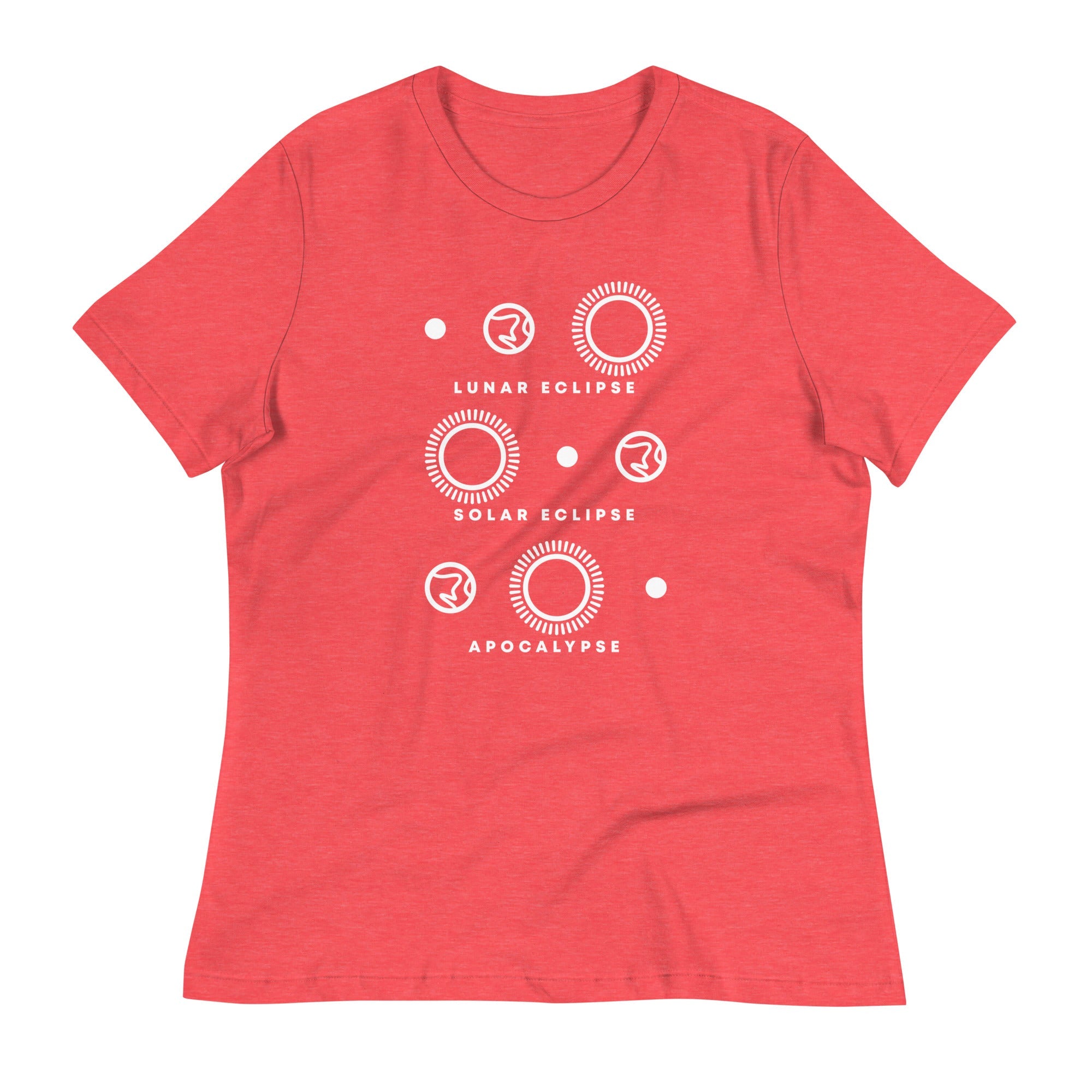 Lunar Eclipse Solar Eclipse Apocalypse Women's Signature Tee
