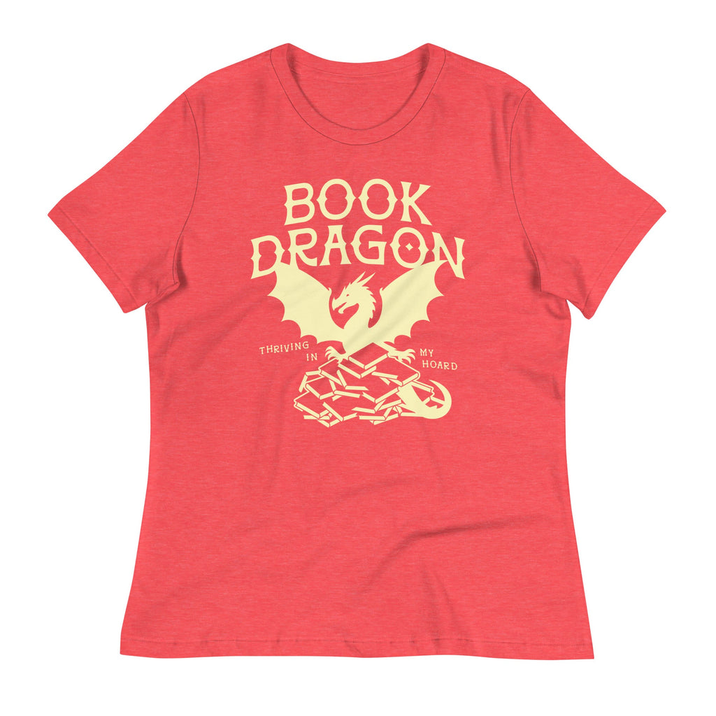 Book Dragon Thriving In My Hoard Women's Signature Tee