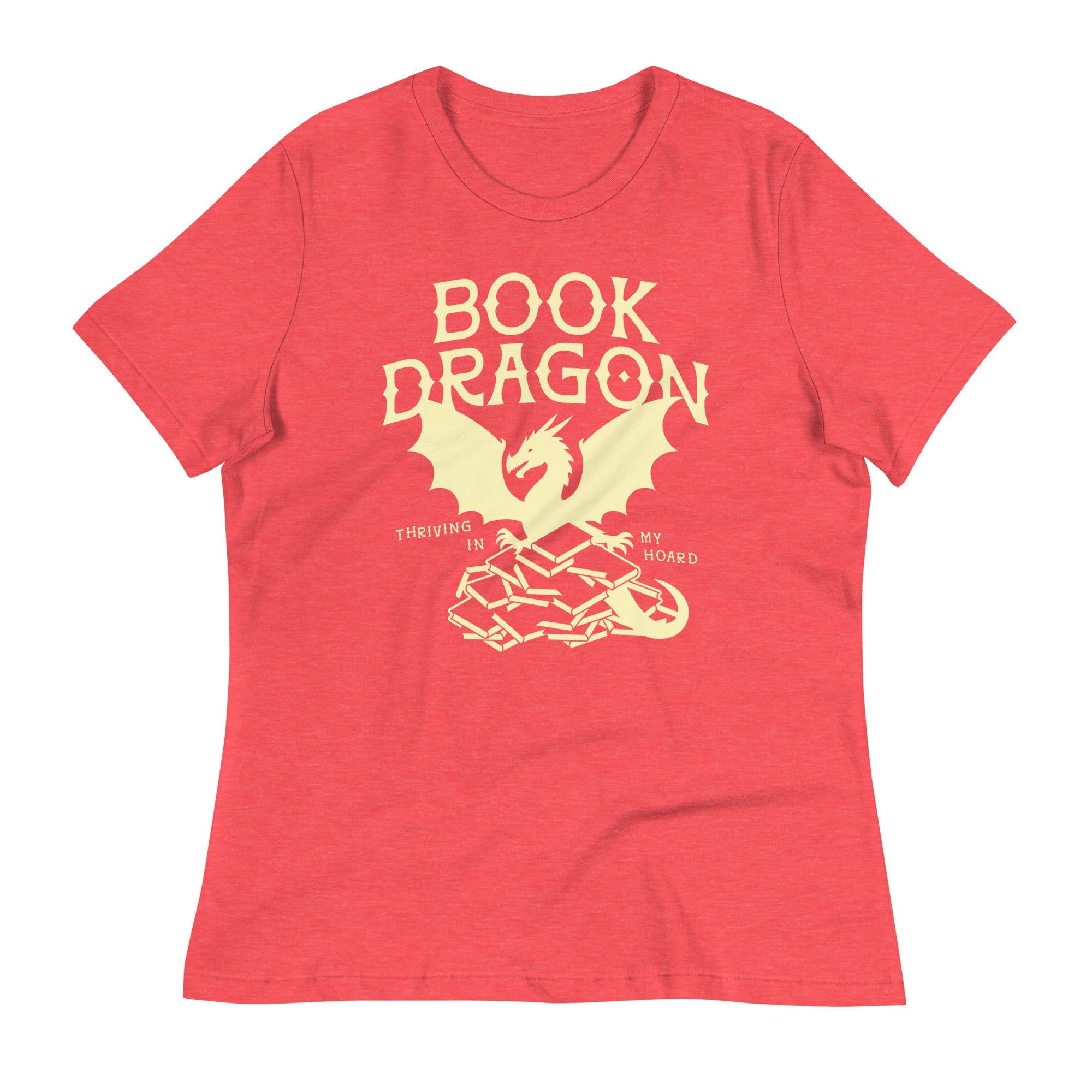 Book Dragon Thriving In My Hoard Women's Signature Tee