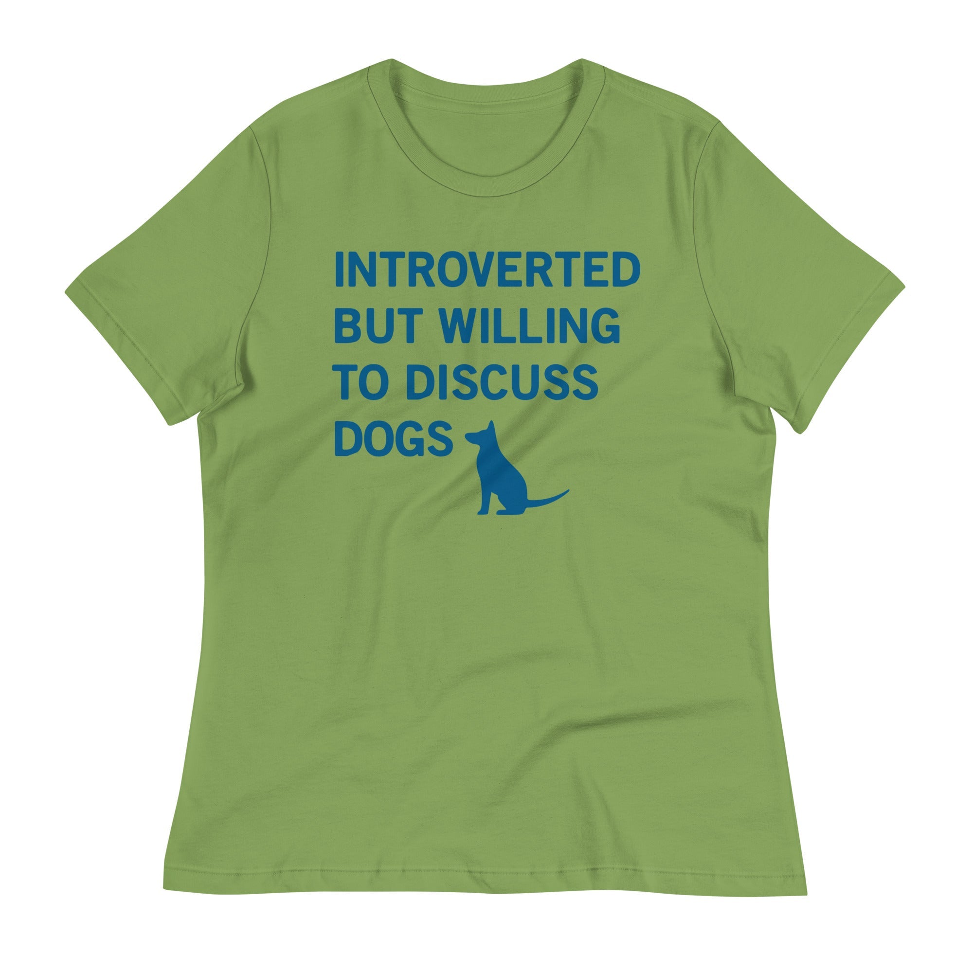 Introverted But Willing To Discuss Dogs Women's Signature Tee