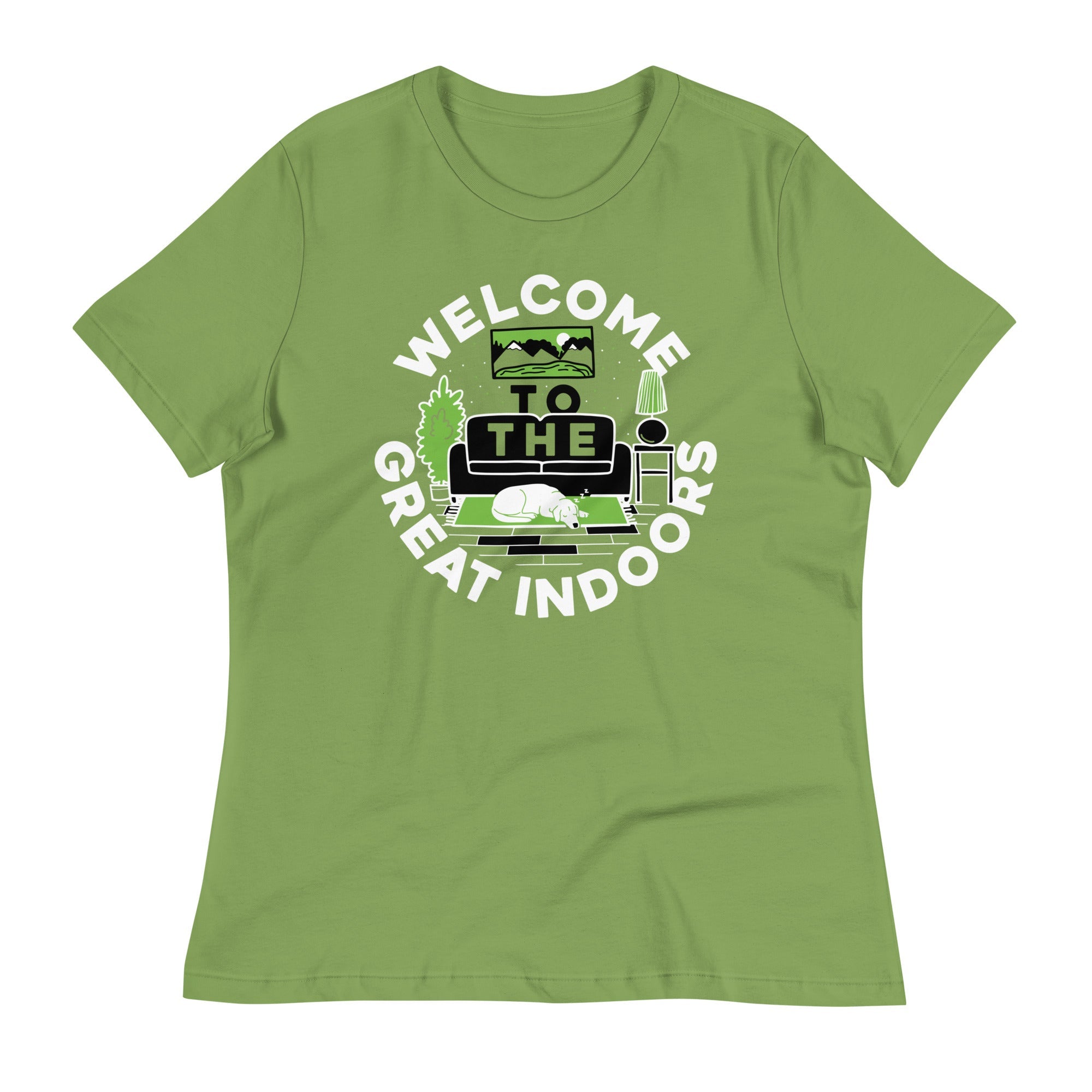 Welcome To The Great Indoors Women's Signature Tee