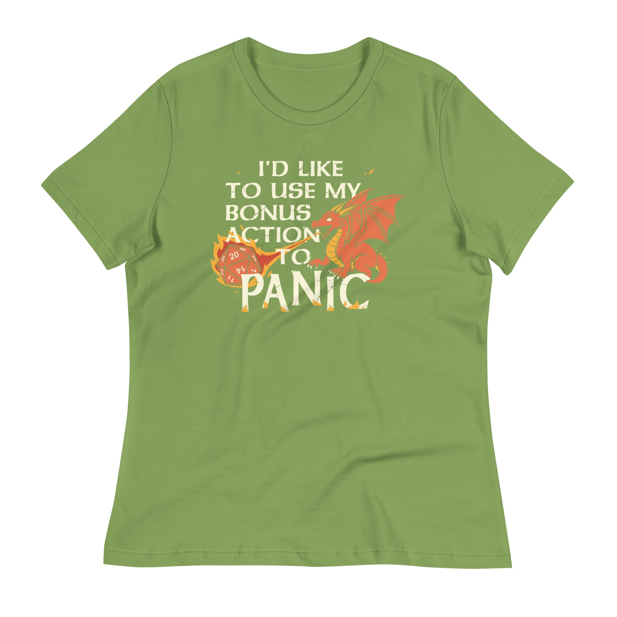 I'd Like To Use My Bonus Action To Panic Women's Signature Tee