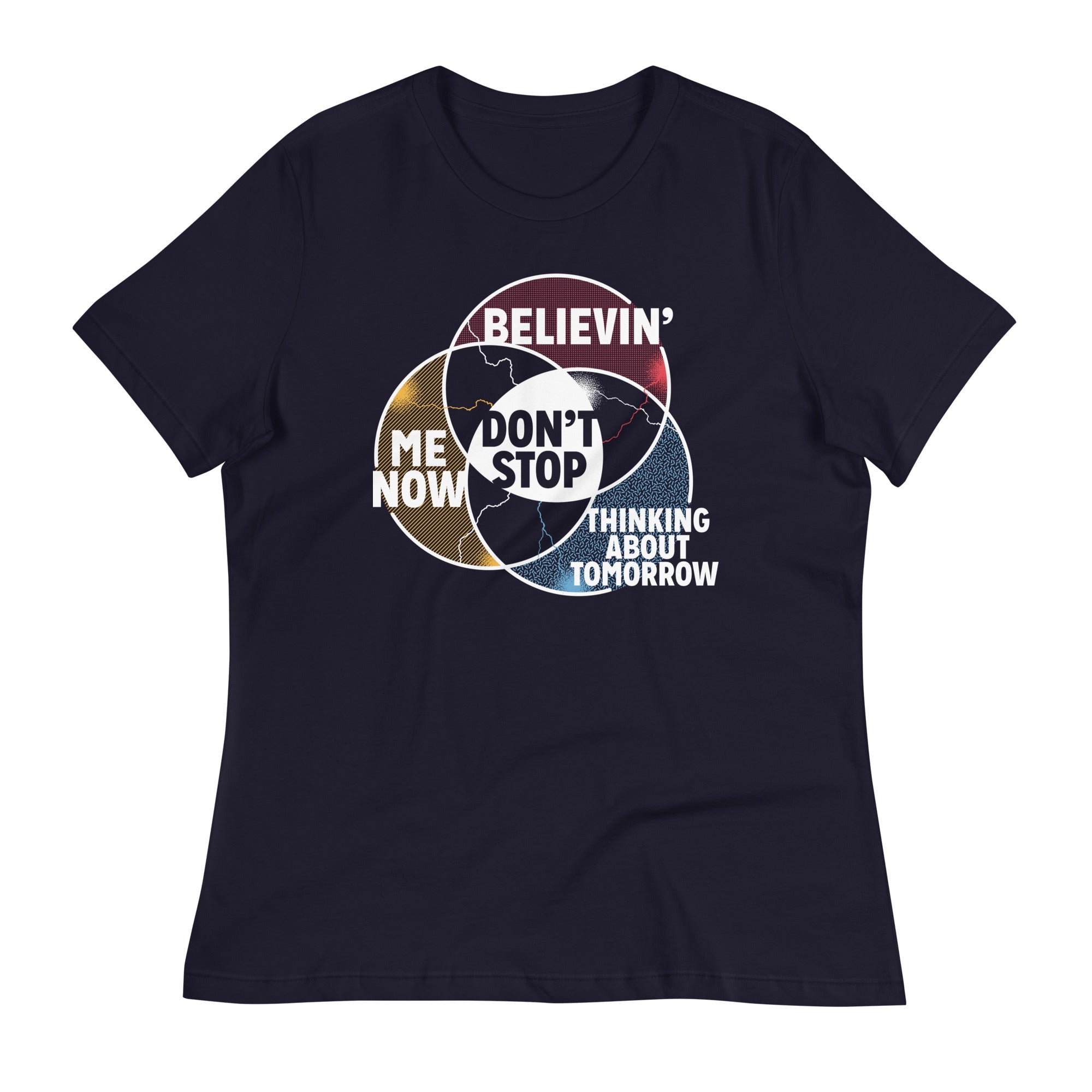 Don't Stop Venn Diagram Women's Signature Tee