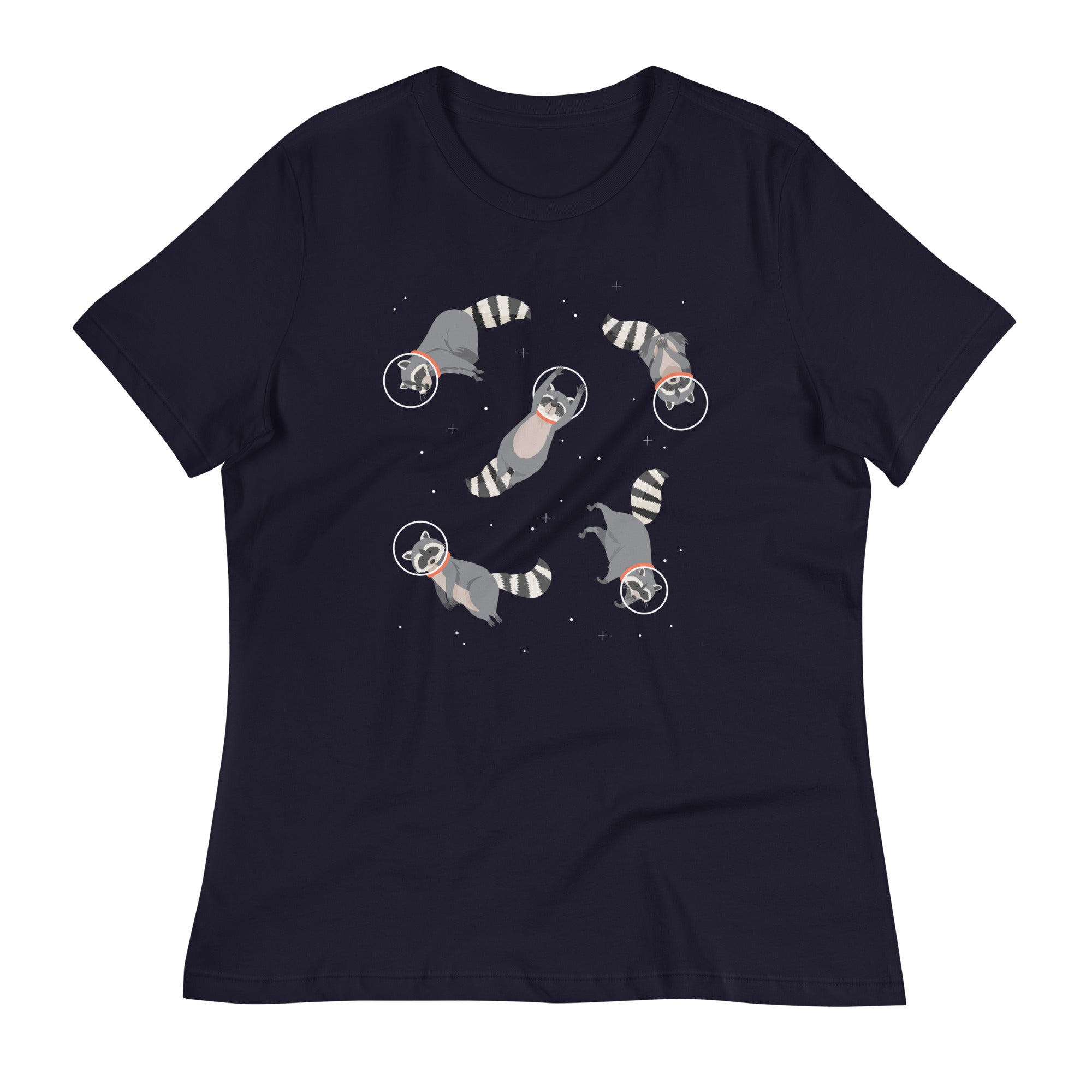 Raccoons In Space Women's Signature Tee