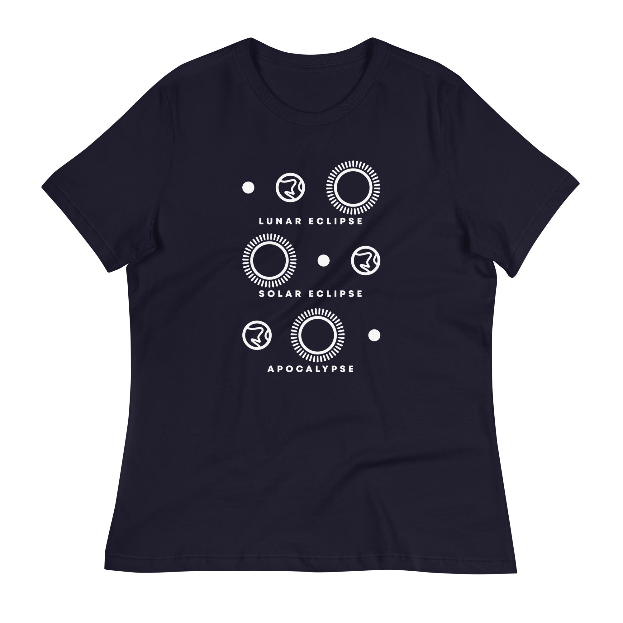 Lunar Eclipse Solar Eclipse Apocalypse Women's Signature Tee