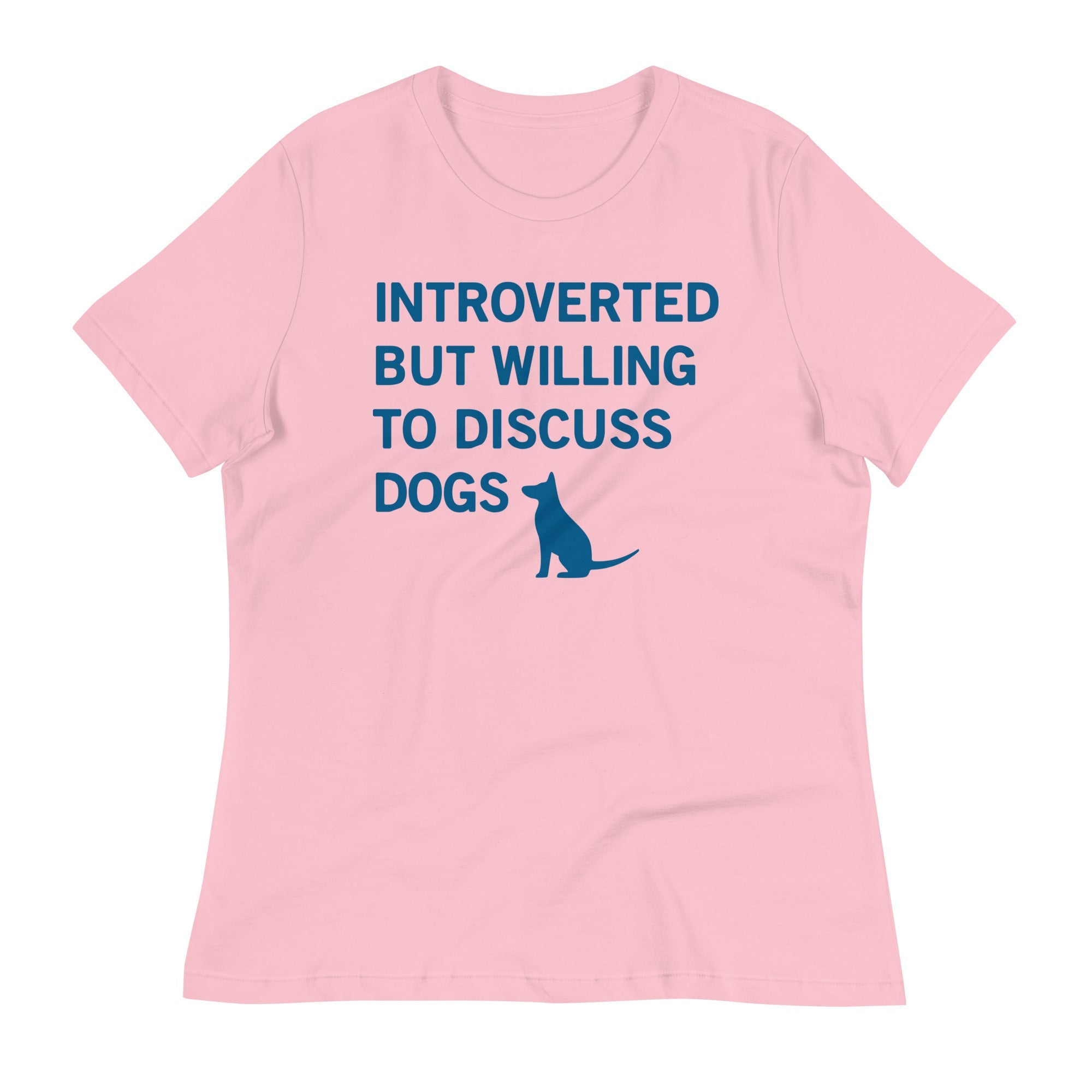 Introverted But Willing To Discuss Dogs Women's Signature Tee