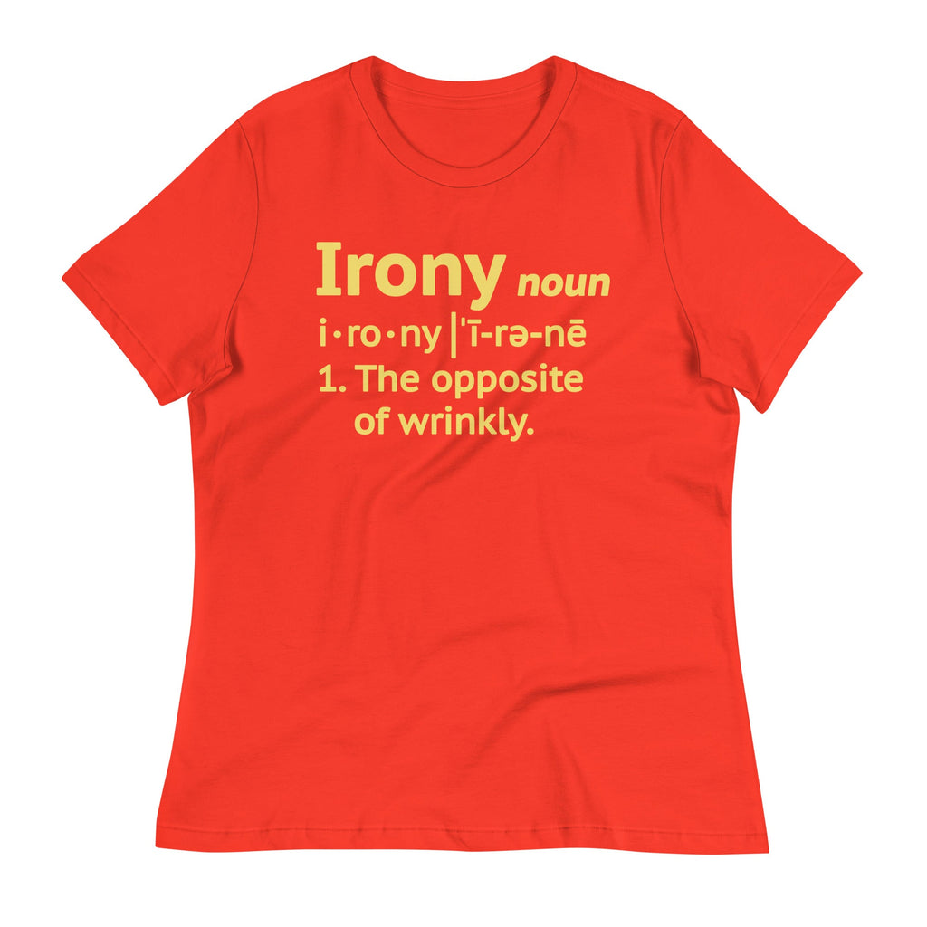 Irony Definition Women's Signature Tee
