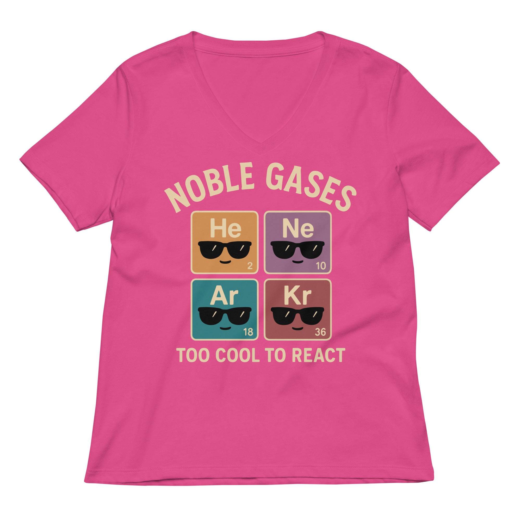 Noble Gases Women's V-Neck Tee