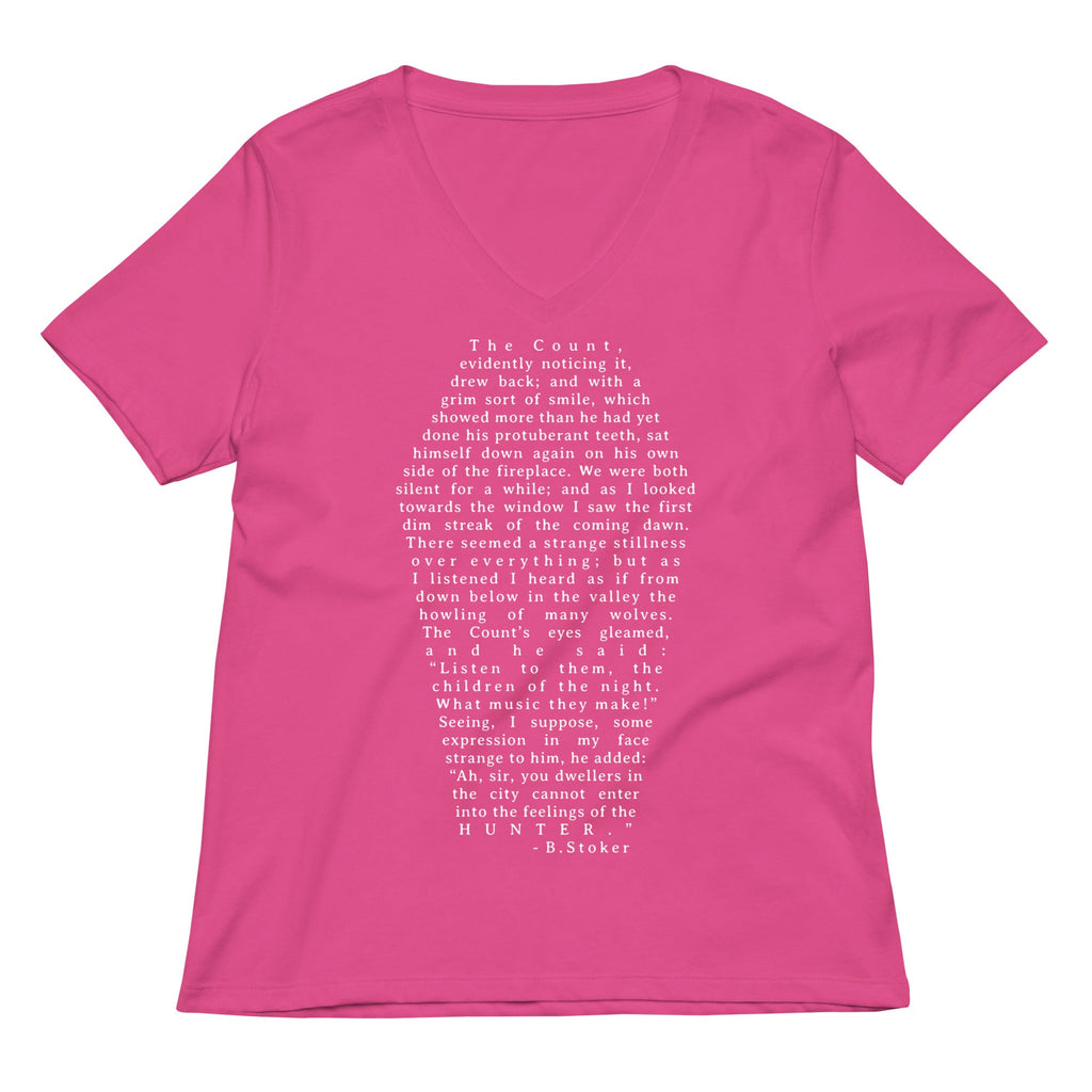 Dracula Women's V-Neck Tee