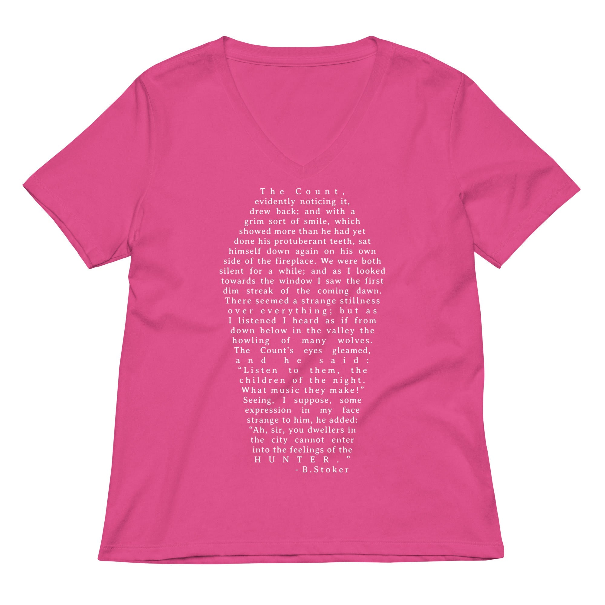 Dracula Women's V-Neck Tee