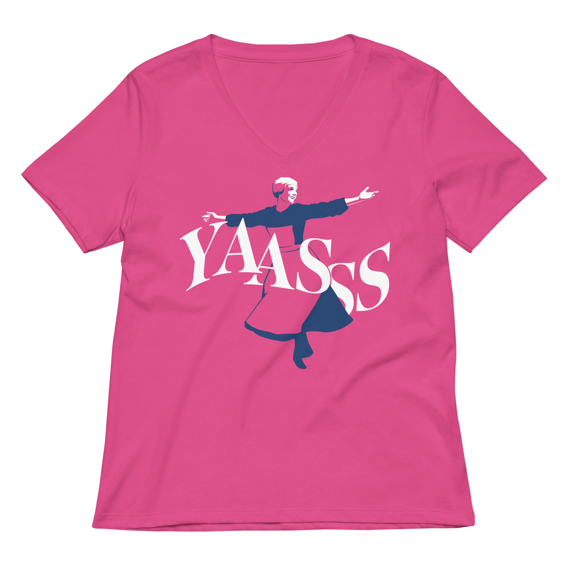 YAASSS Women's V-Neck Tee