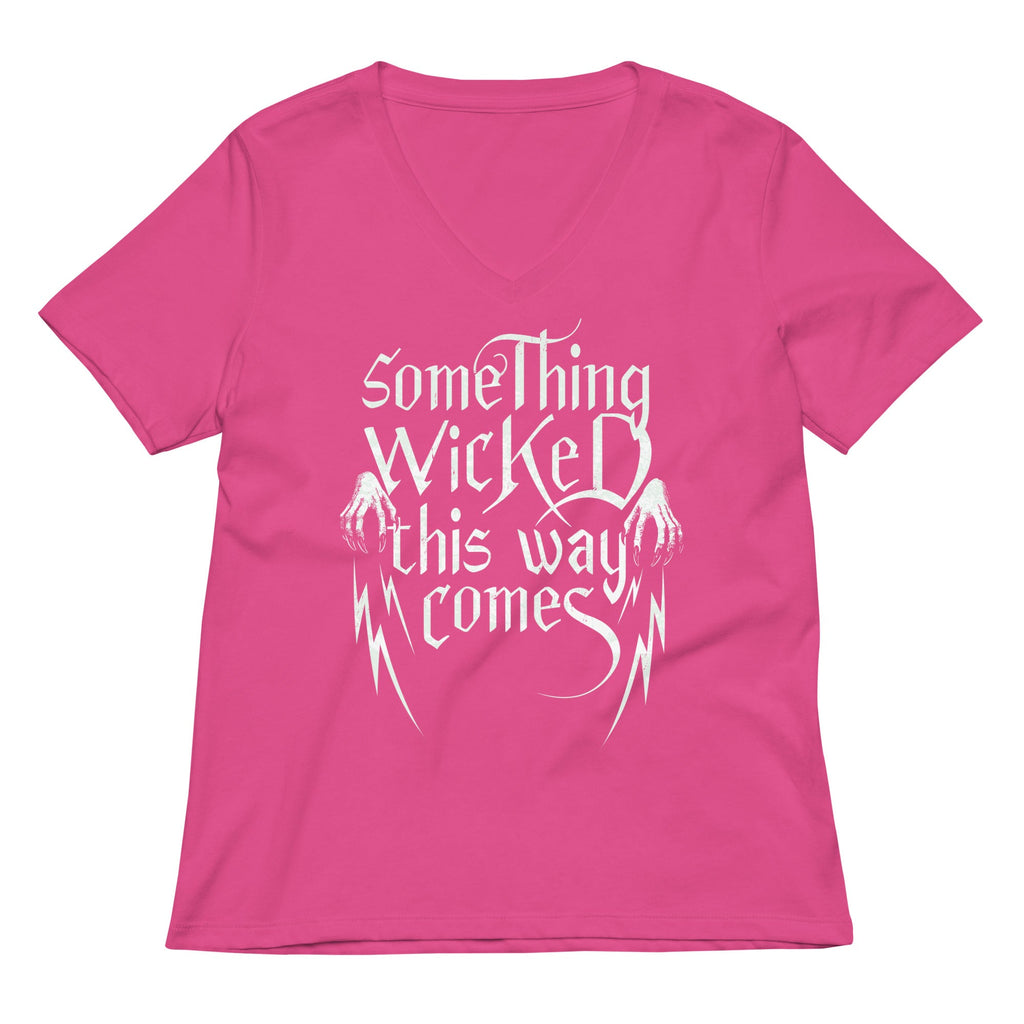 Something Wicked This Way Comes Women's V-Neck Tee