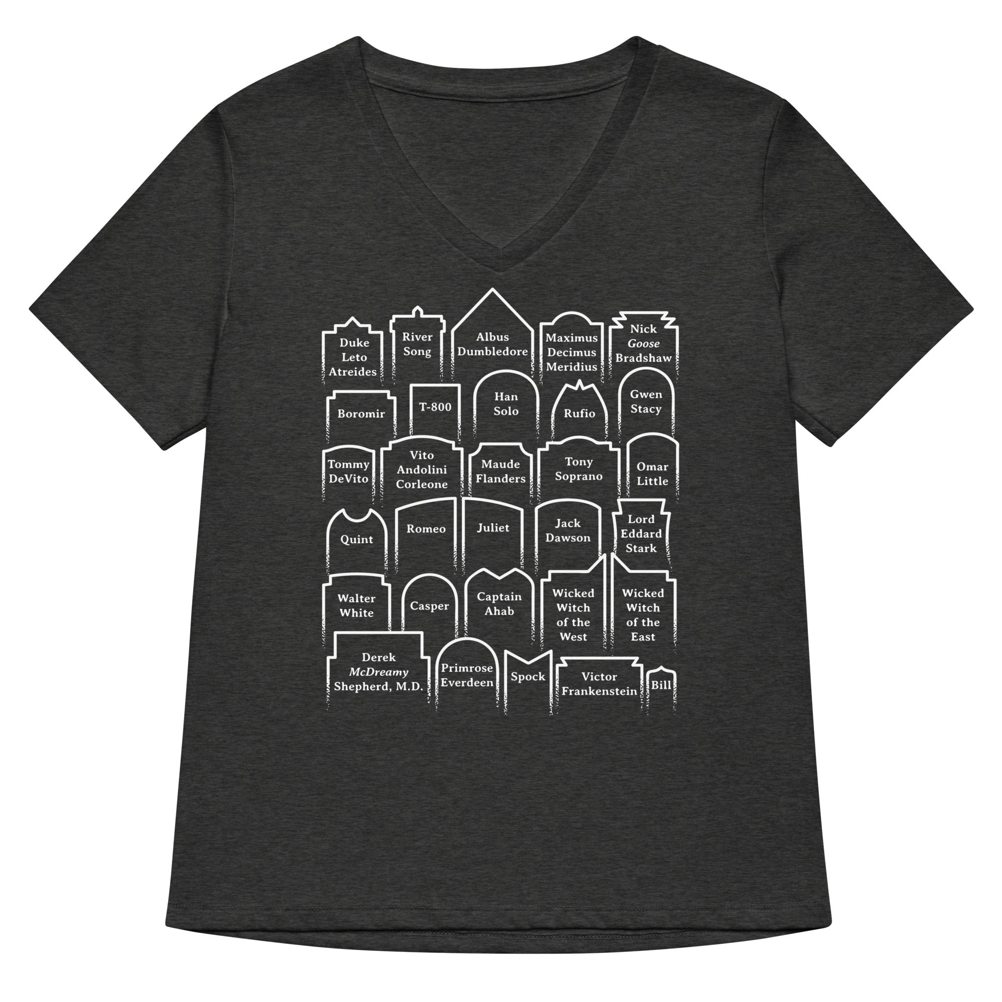 Spoiler Alert Women's V-Neck Tee