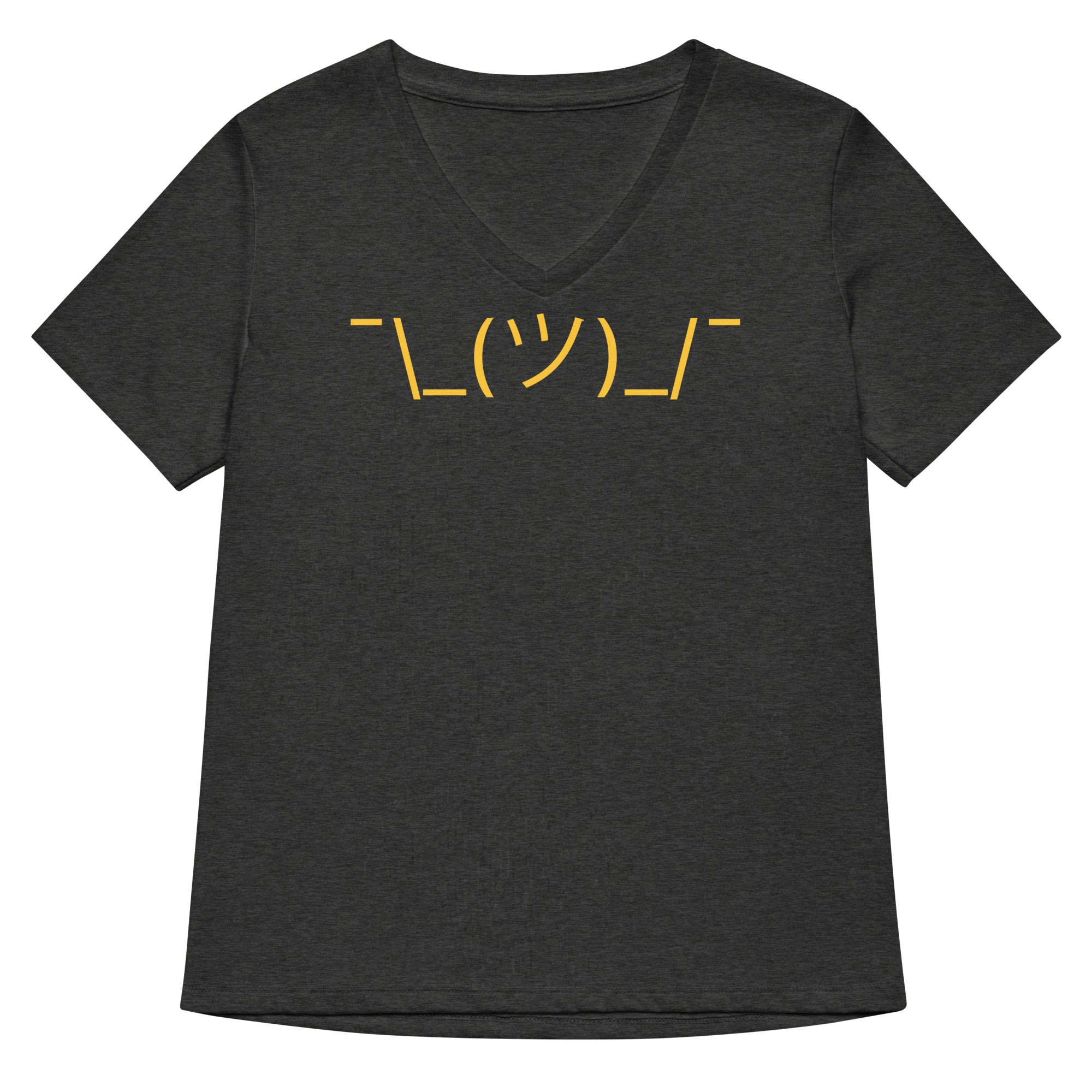 Shrug Emoji Women's V-Neck Tee