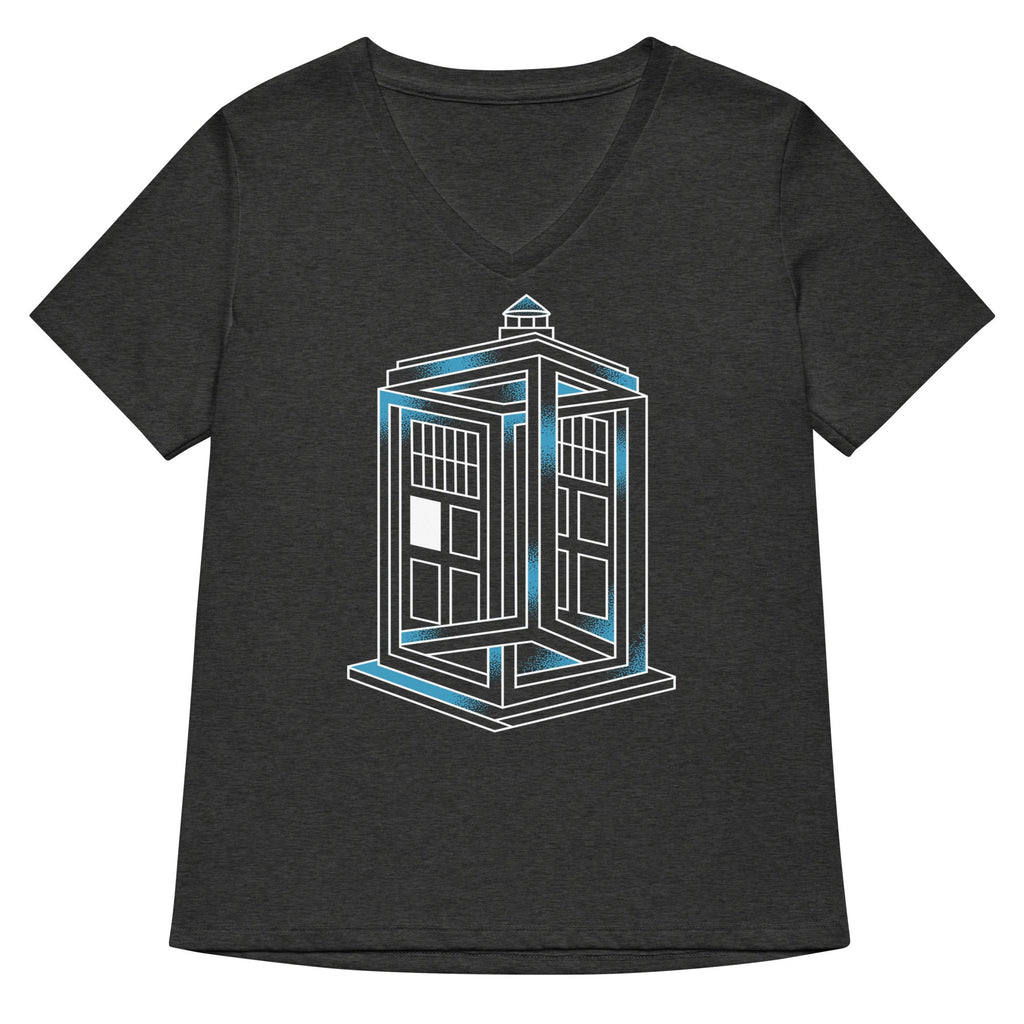 Optical Timey Wimey Women's V-Neck Tee