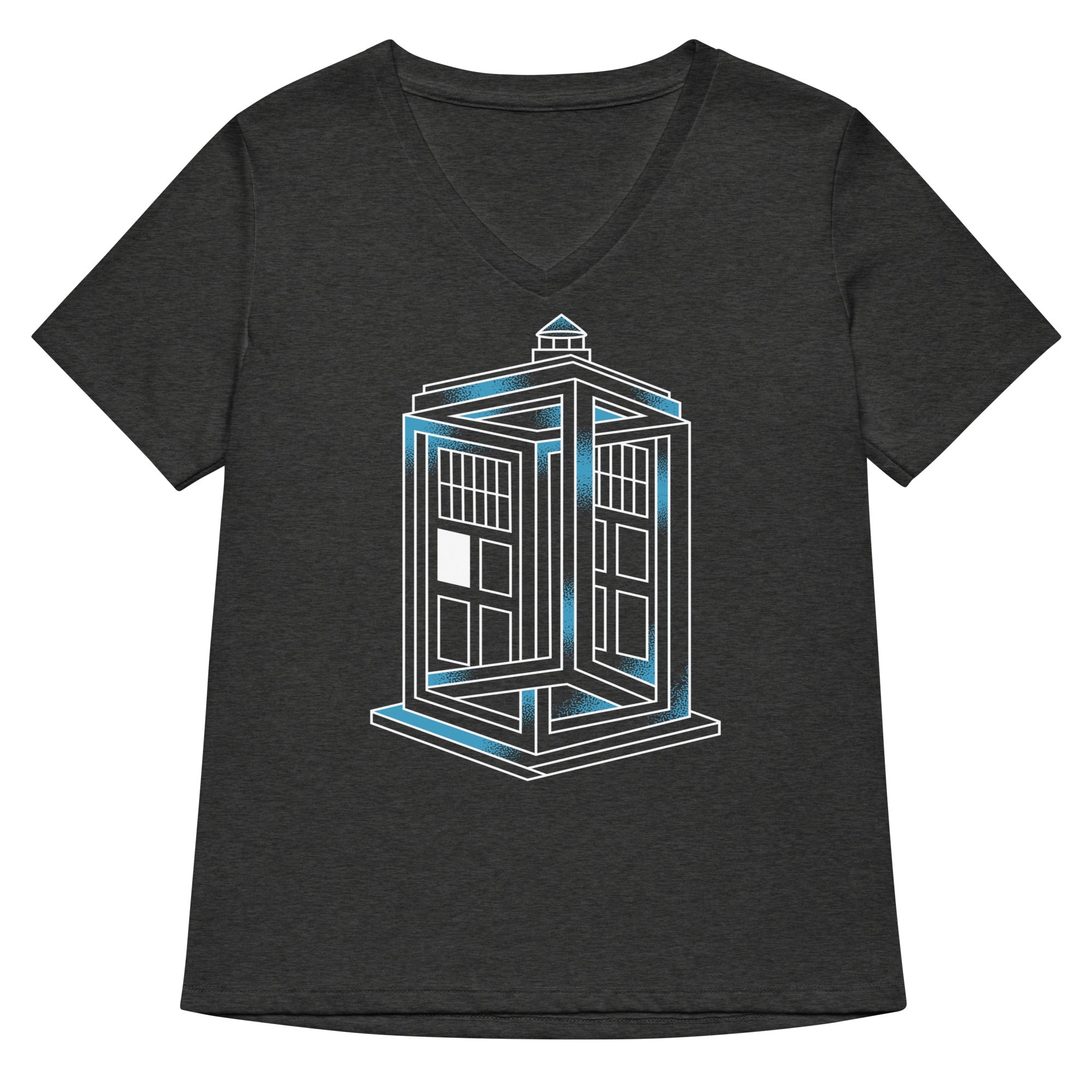 Optical Timey Wimey Women's V-Neck Tee