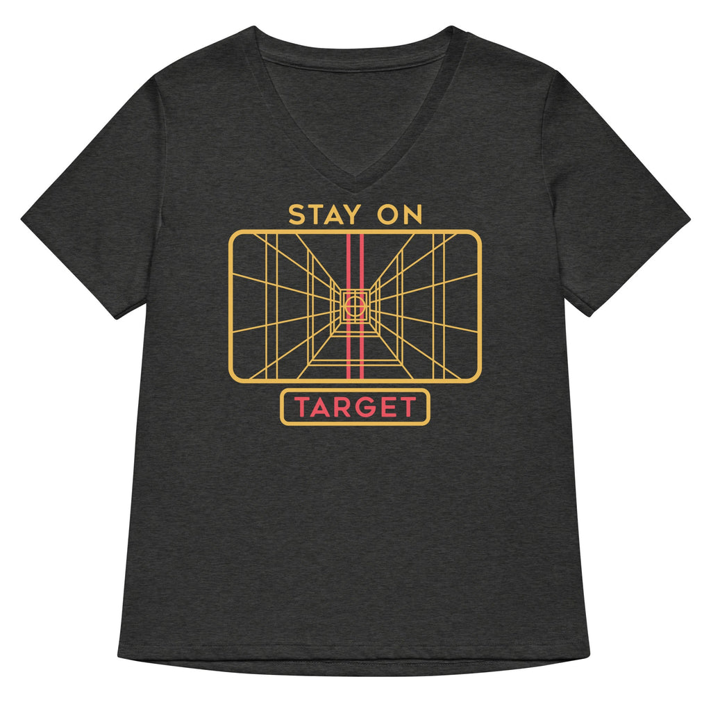 Stay On Target Women's V-Neck Tee