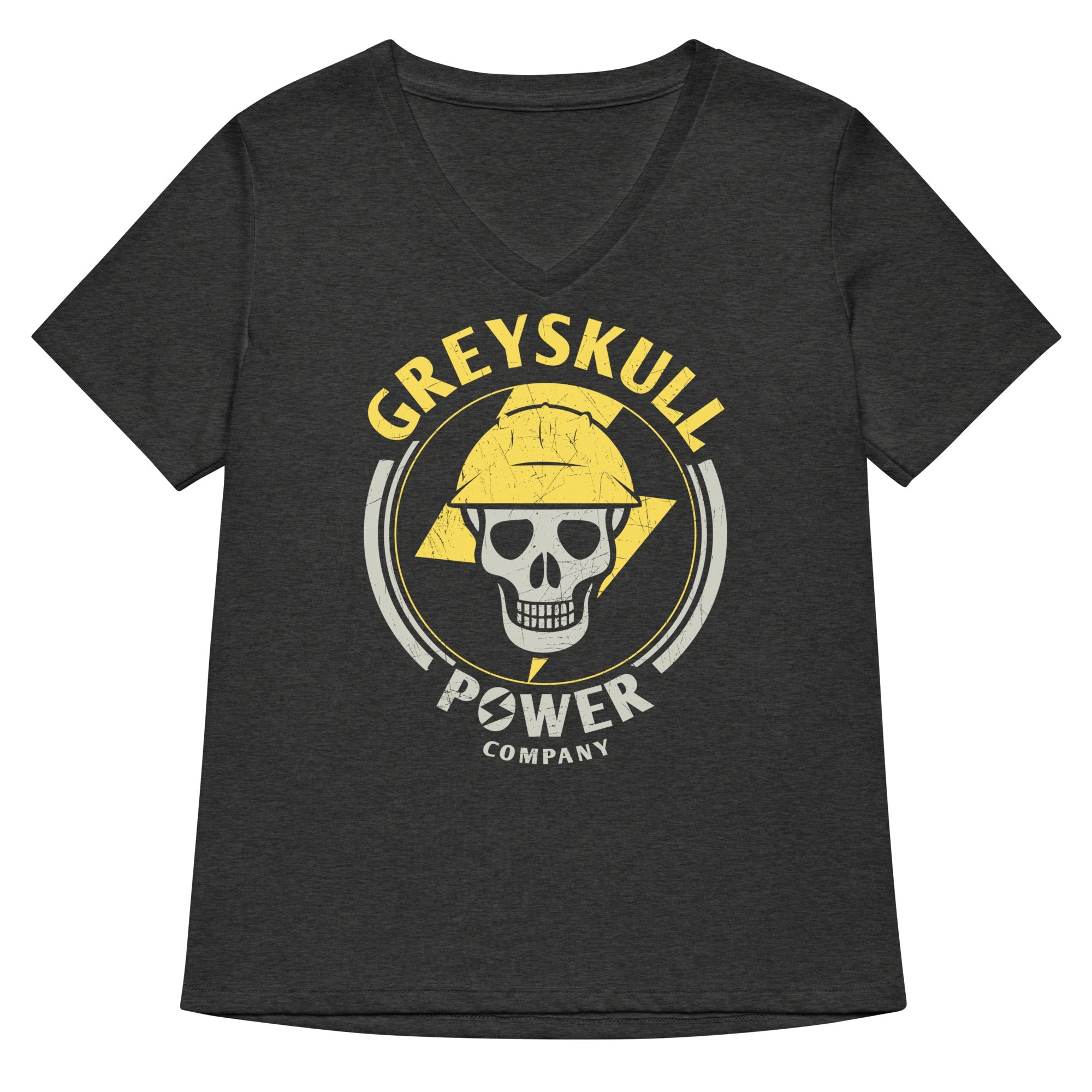 Greyskull Power Company Women's V-Neck Tee