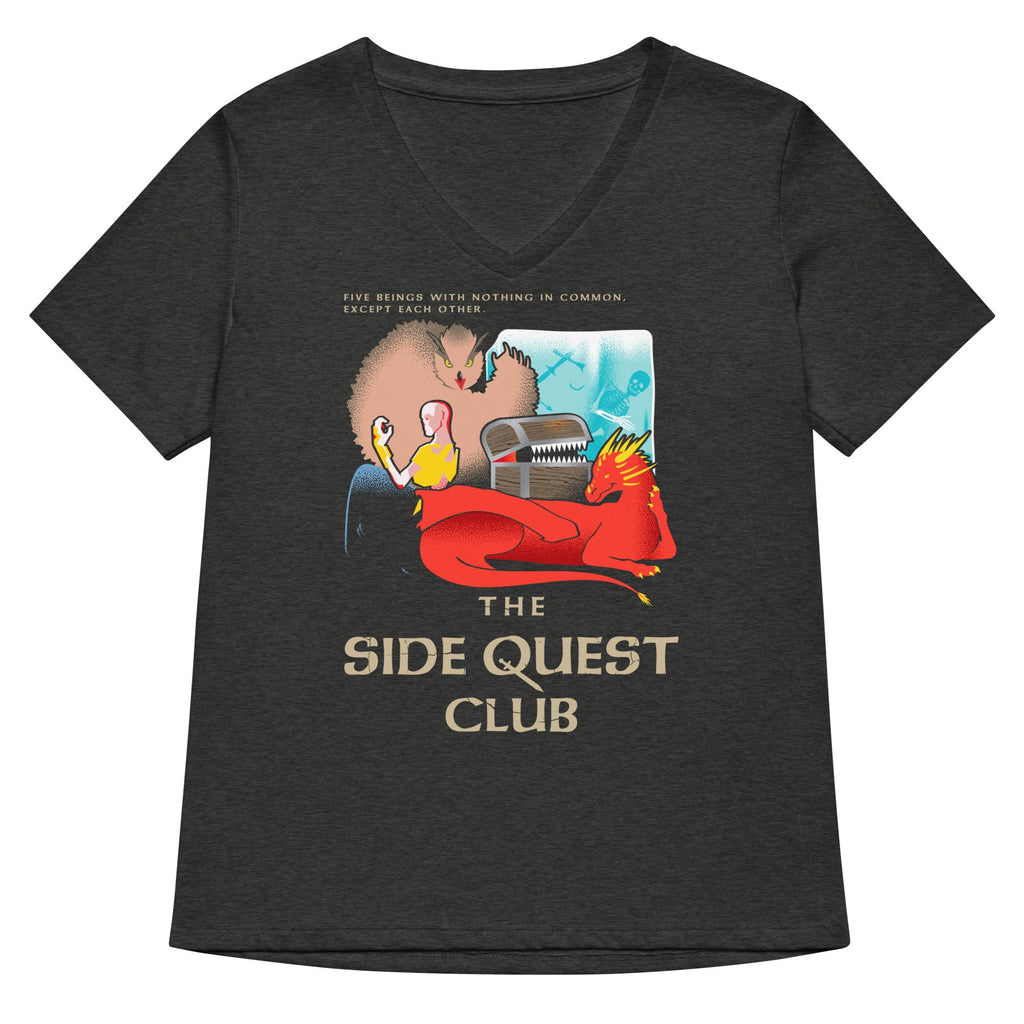 The Side Quest Club Women's V-Neck Tee