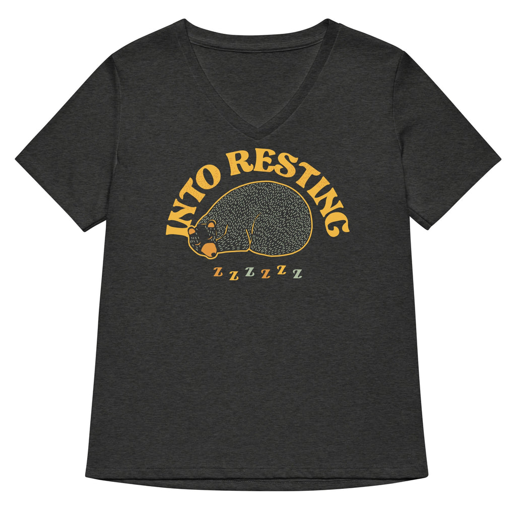Into Resting Women's V-Neck Tee