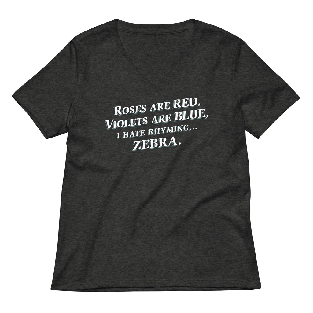I Hate Rhyming Women's V-Neck Tee