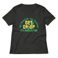 It's Bobsled Time Women's V-Neck Tee