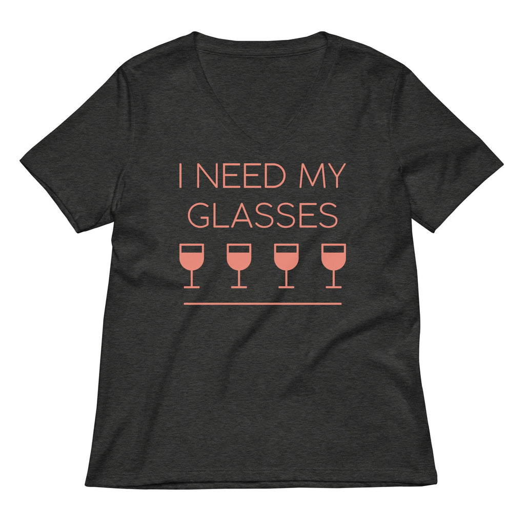 I Need My Glasses Women's V-Neck Tee
