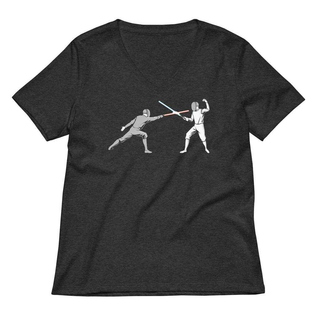Light Fencing Women's V-Neck Tee