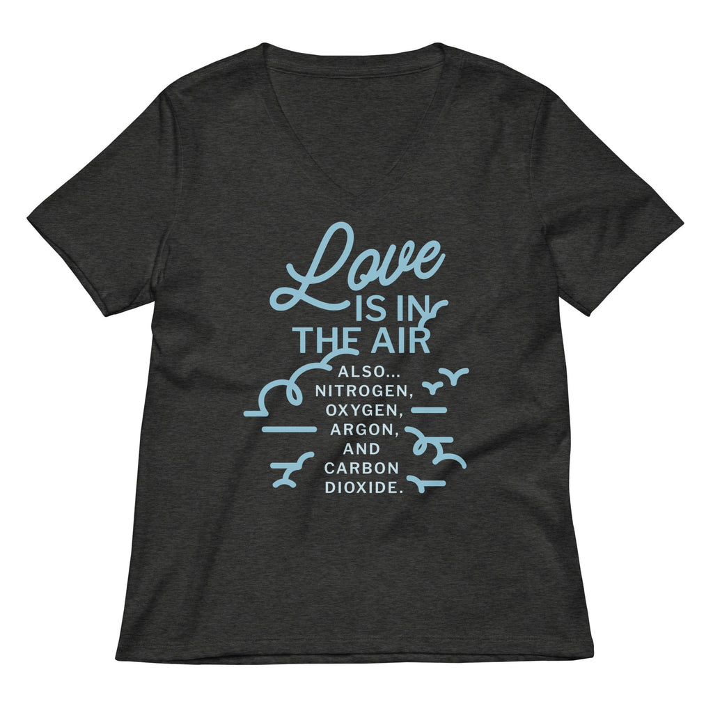 Love Is In The Air Women's V-Neck Tee