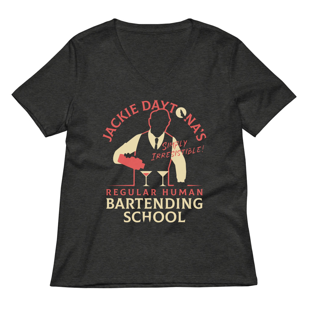 Regular Human Bartending School Women's V-Neck Tee