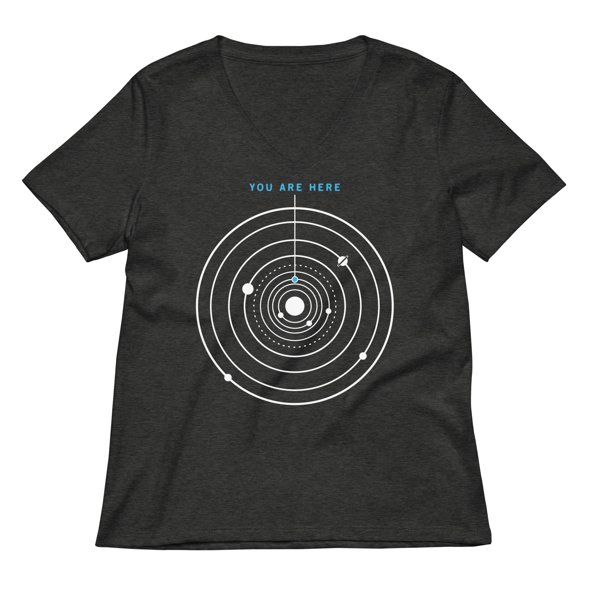 You Are Here Women's V-Neck Tee