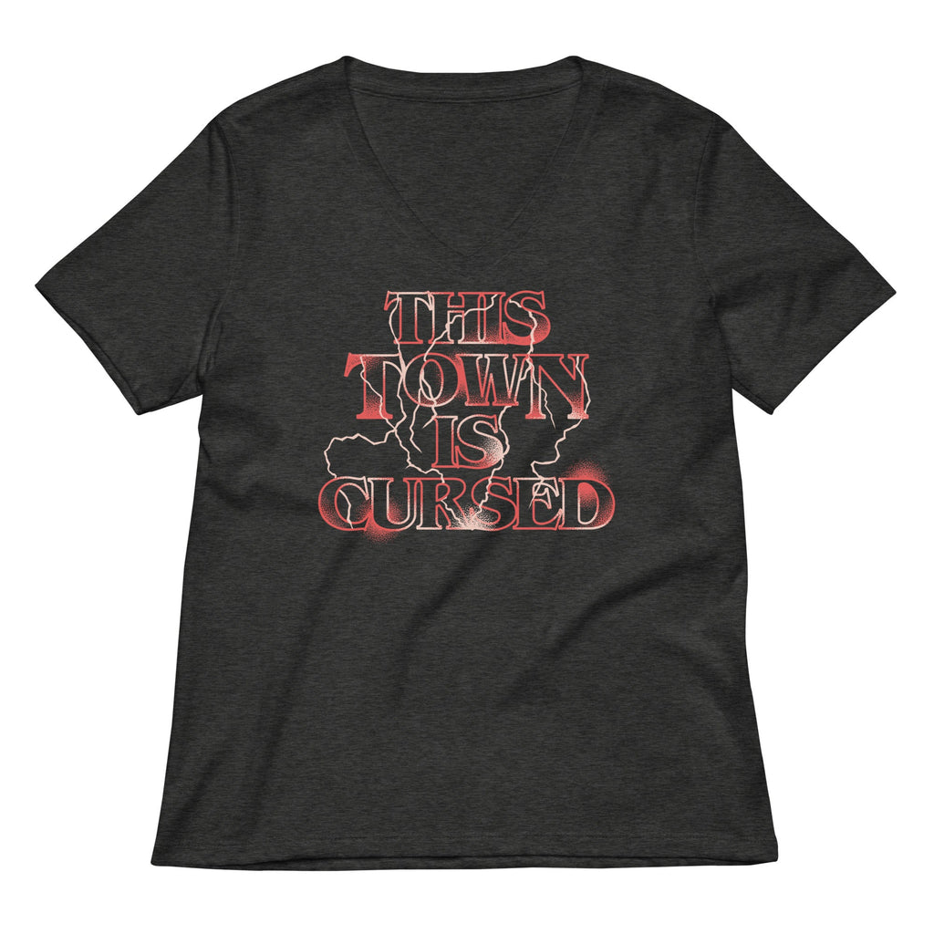 This Town Is Cursed Women's V-Neck Tee