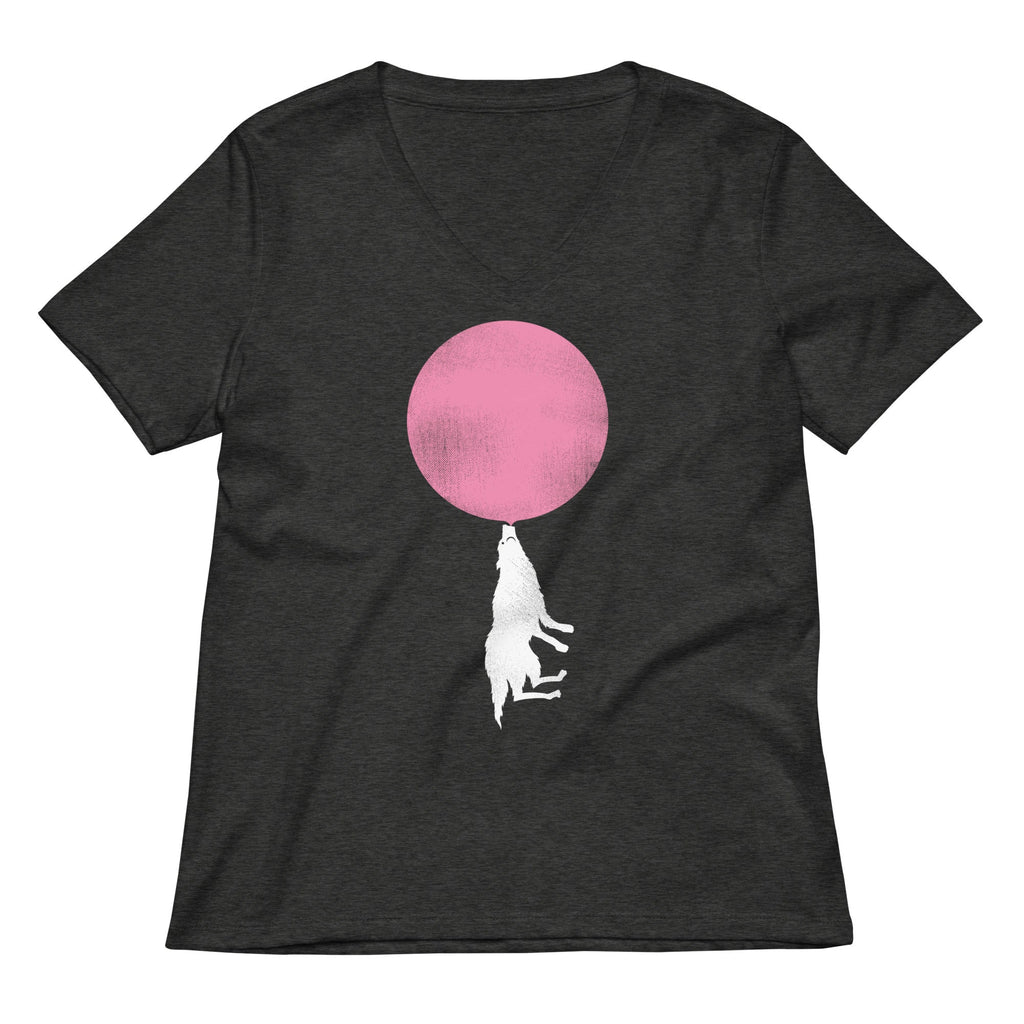 Bubble Moon Women's V-Neck Tee