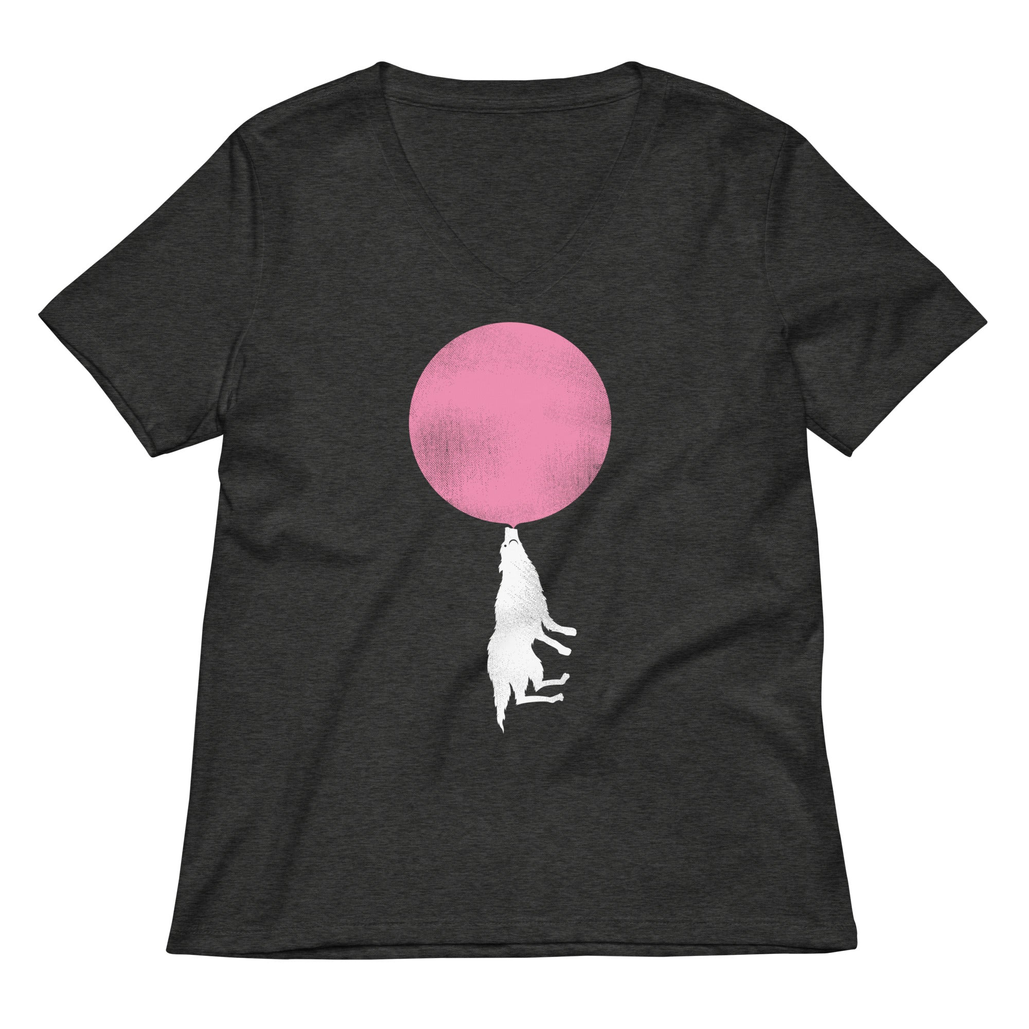 Bubble Moon Women's V-Neck Tee