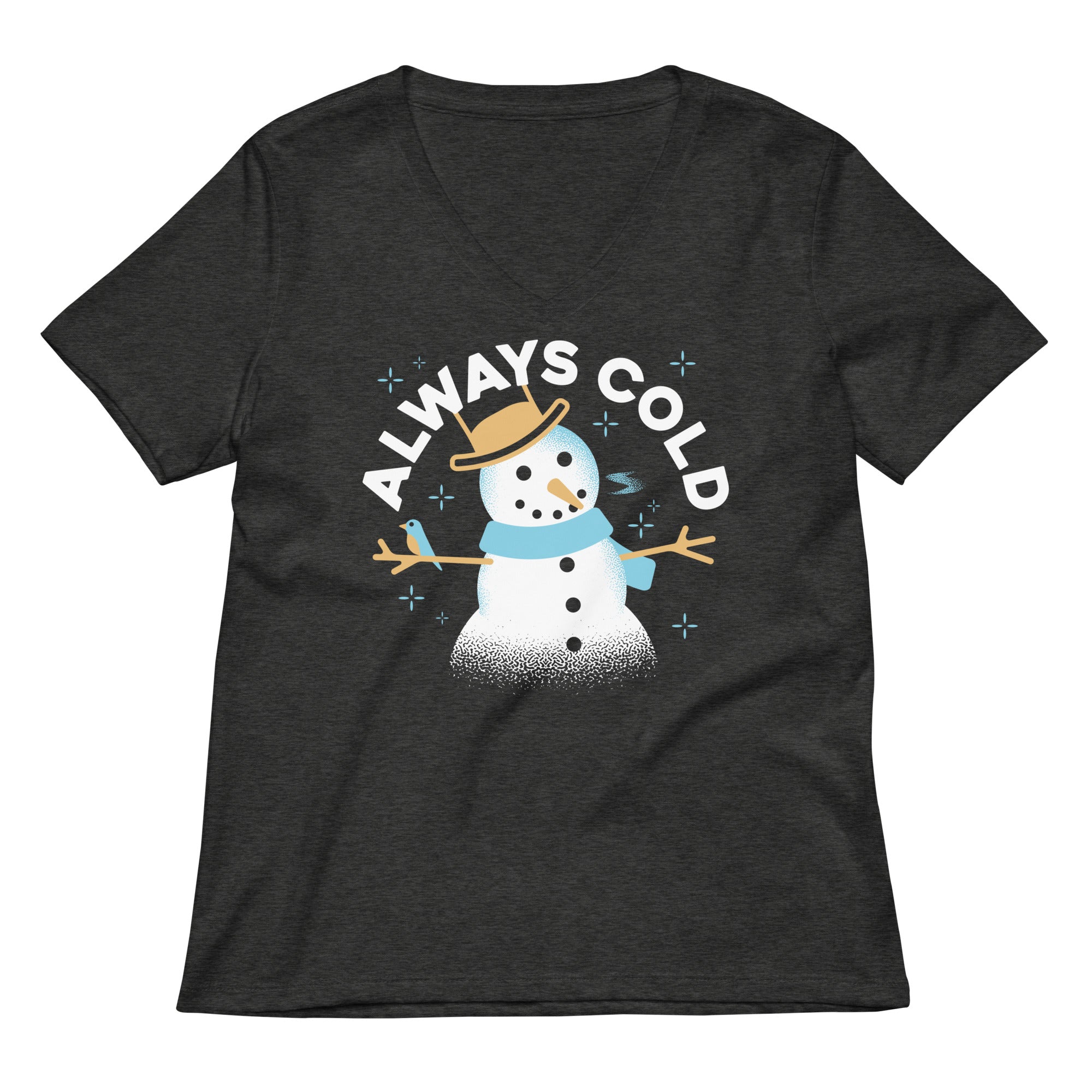 Always Cold Women's V-Neck Tee