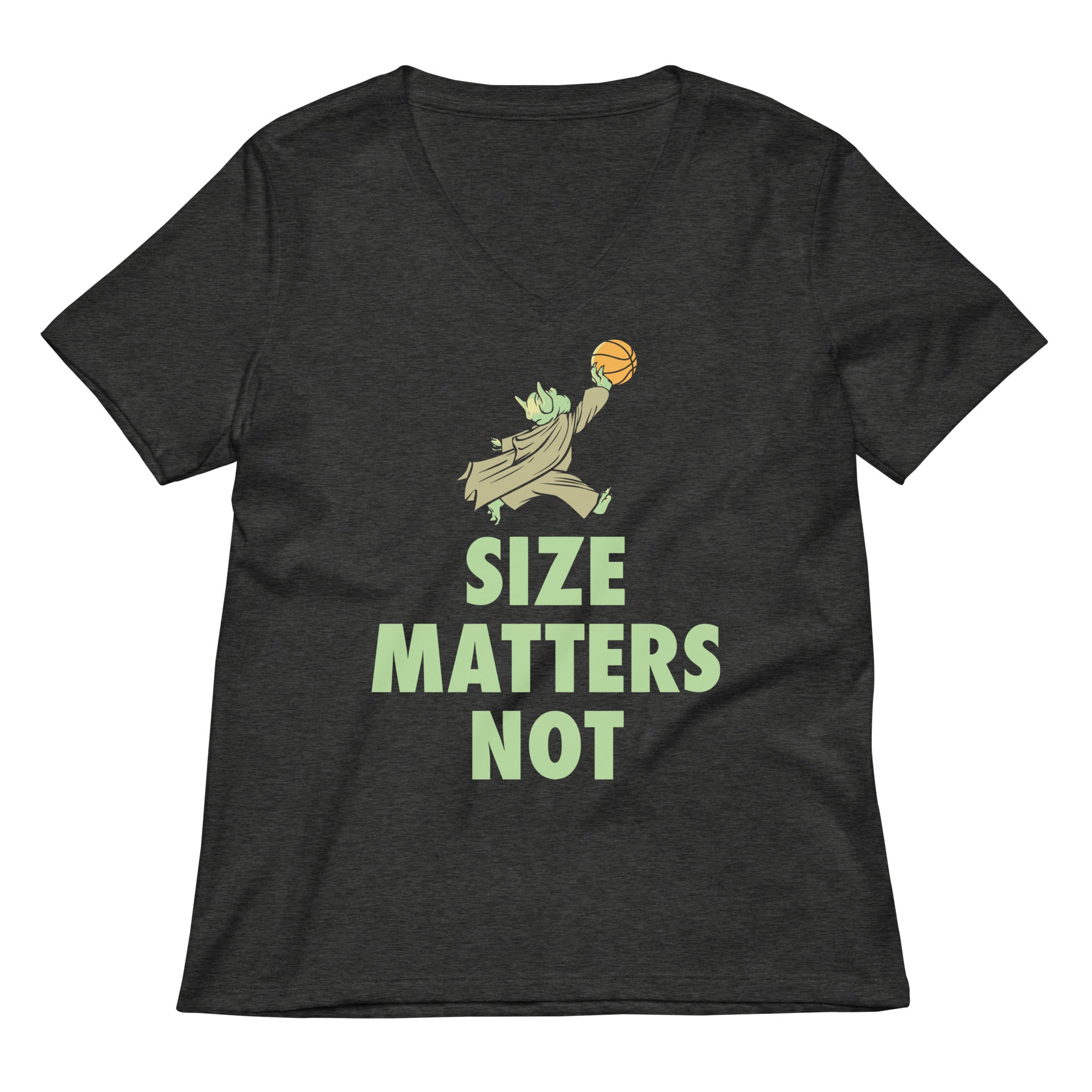 Size Matters Not Women's V-Neck Tee