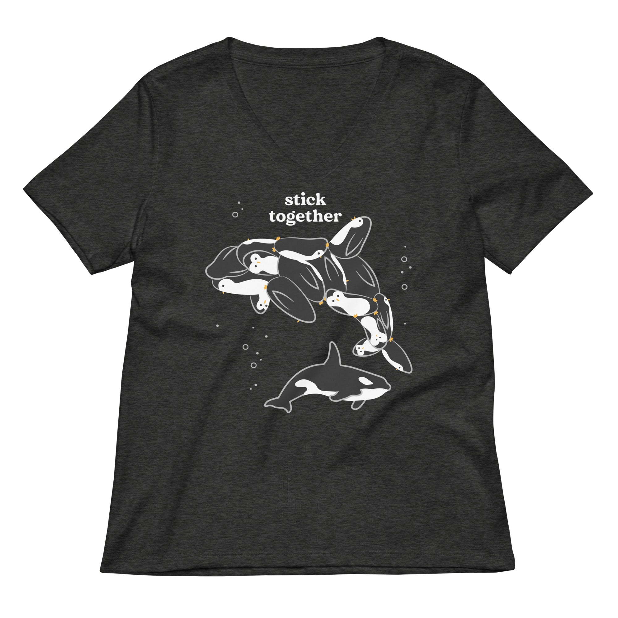 Stick Together Women's V-Neck Tee