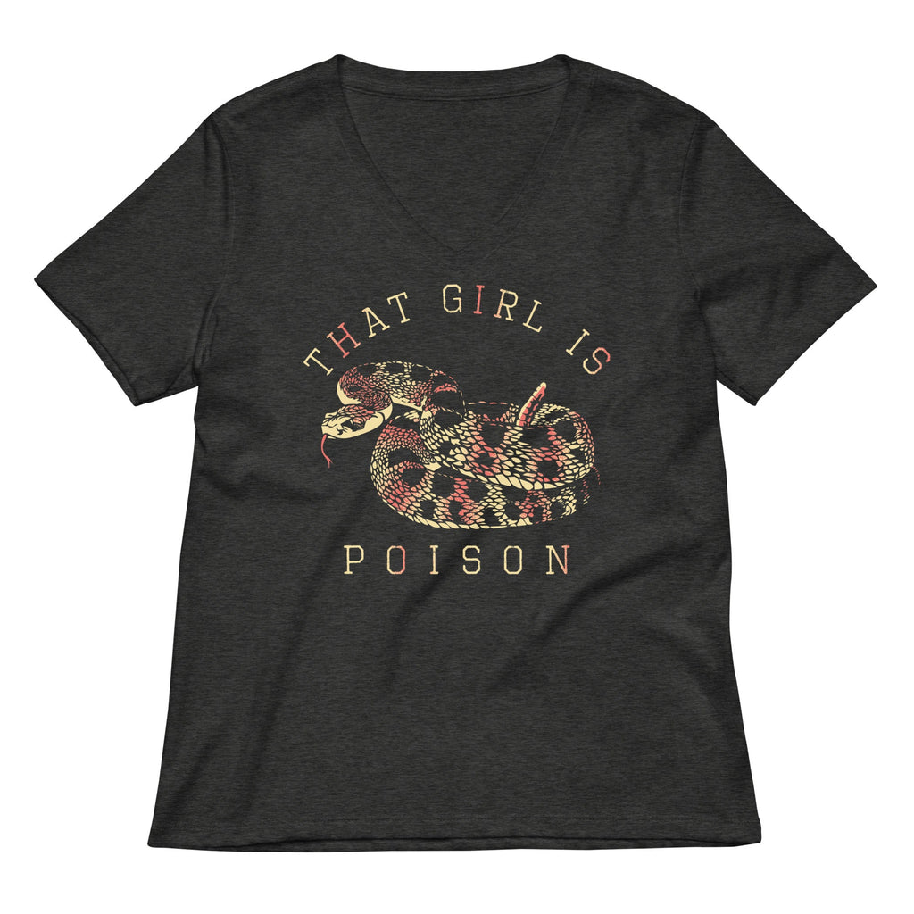 That Girl Is Poison Women's V-Neck Tee
