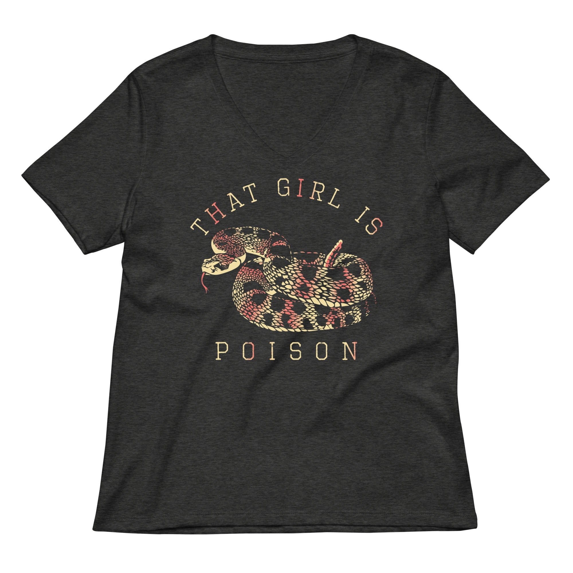 That Girl Is Poison Women's V-Neck Tee