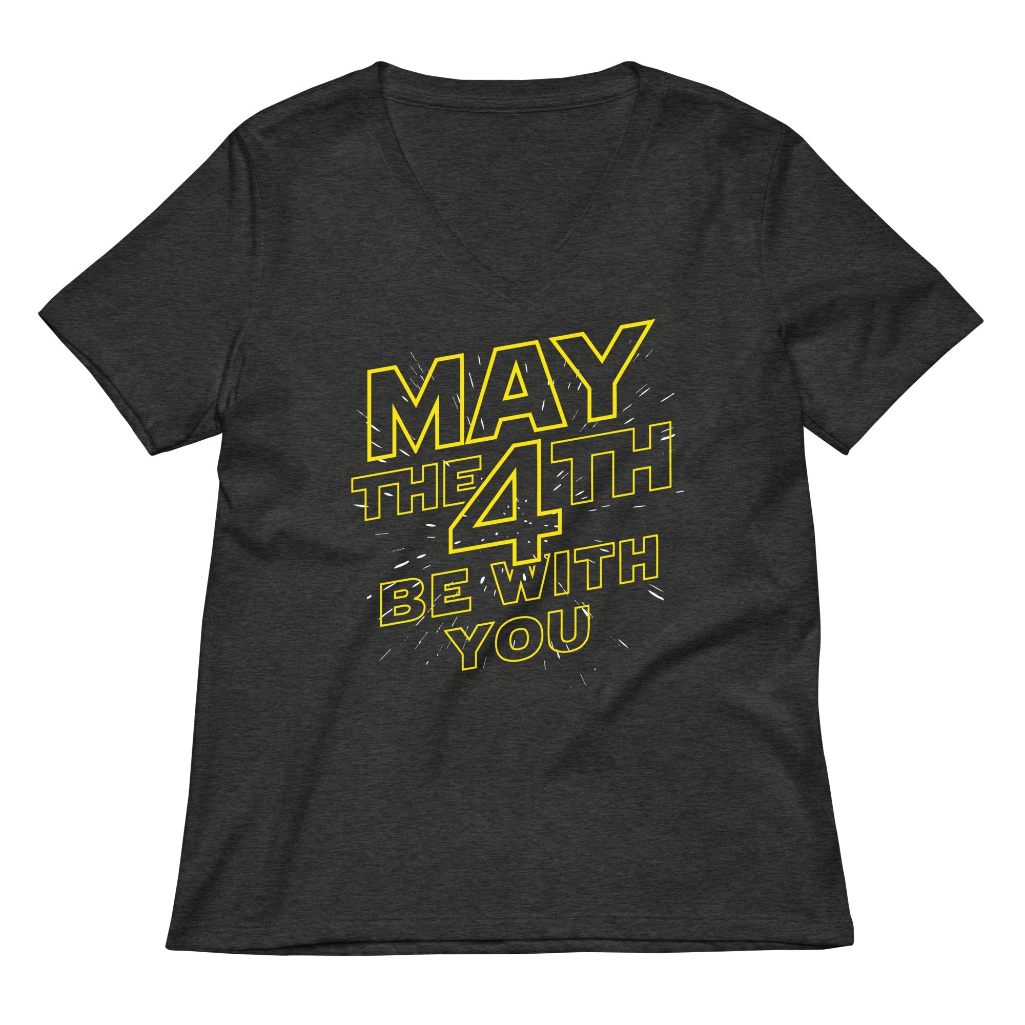 May The 4th Be With You Women's V-Neck Tee