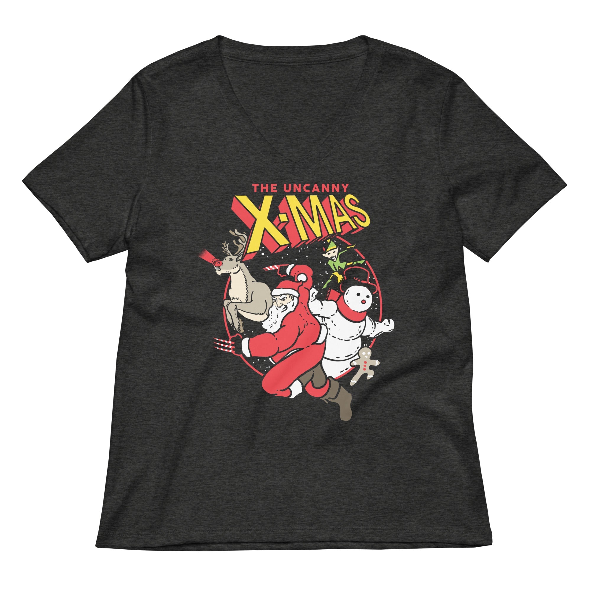The Uncanny X-Mas Women's V-Neck Tee