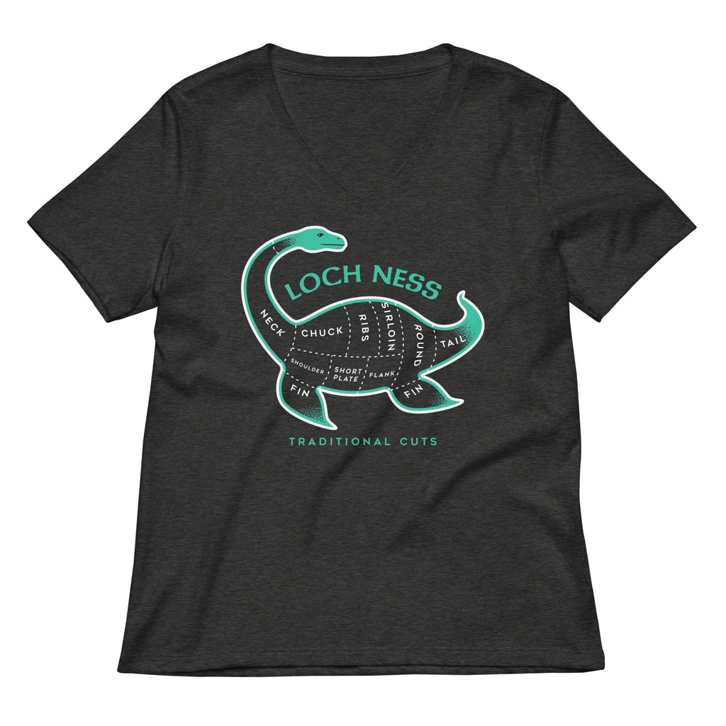 Loch Ness Traditional Cuts Women's V-Neck Tee