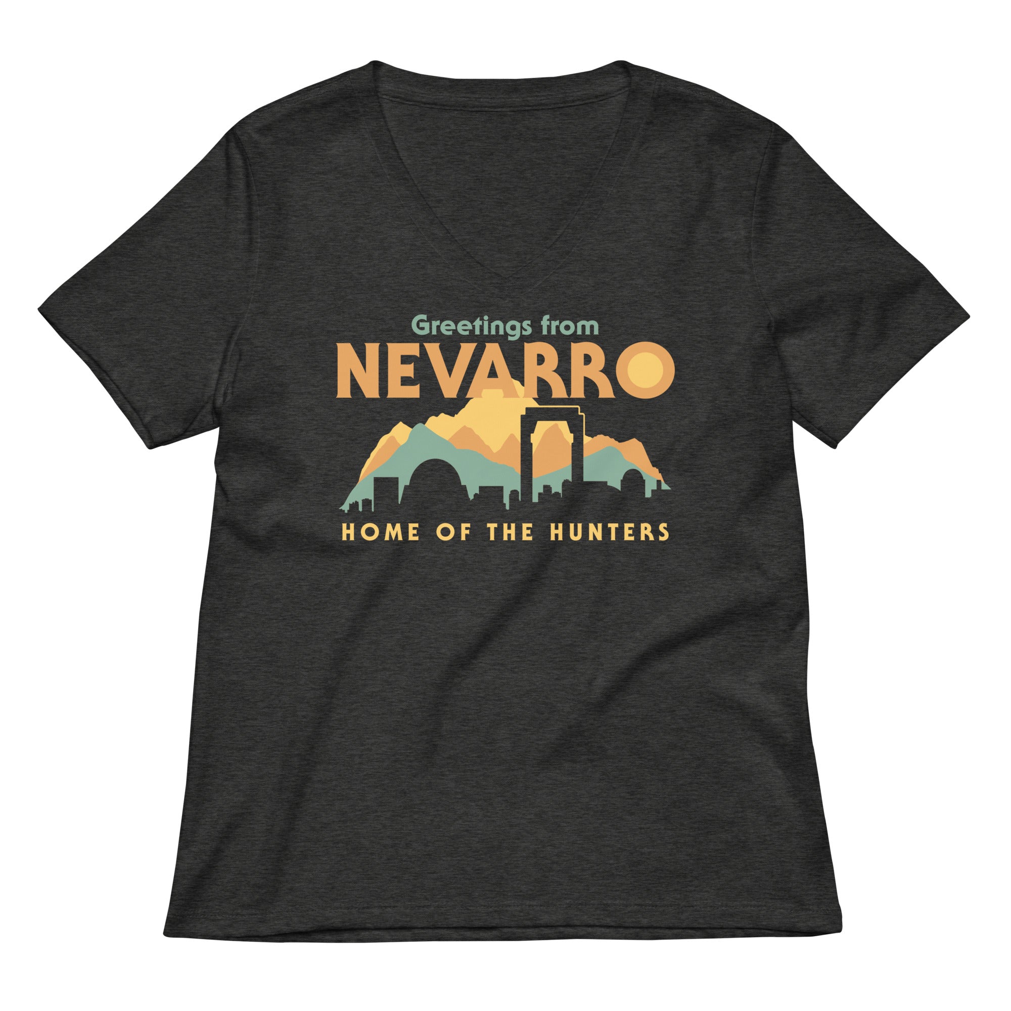 Greetings From Nevarro Women's V-Neck Tee