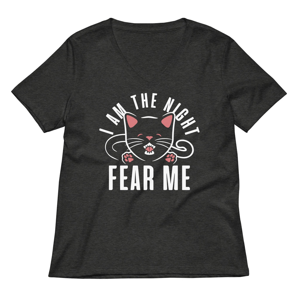 I Am The Night Fear Me Women's V-Neck Tee