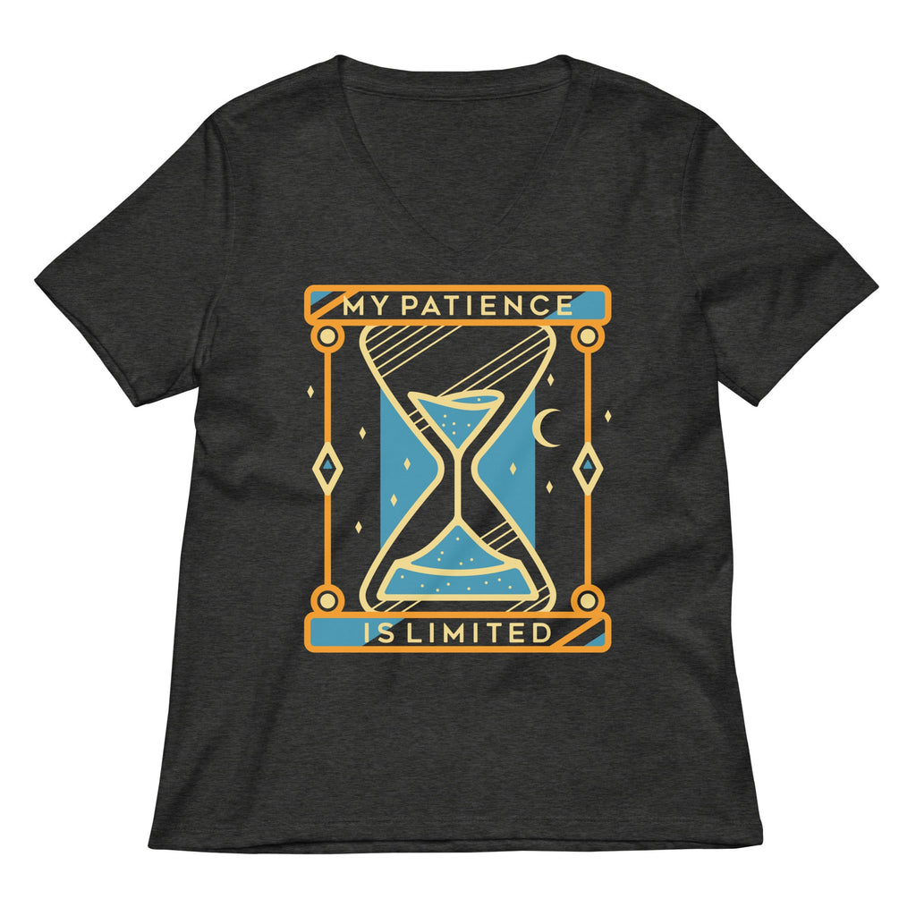 My Patience Is Limited Women's V-Neck Tee