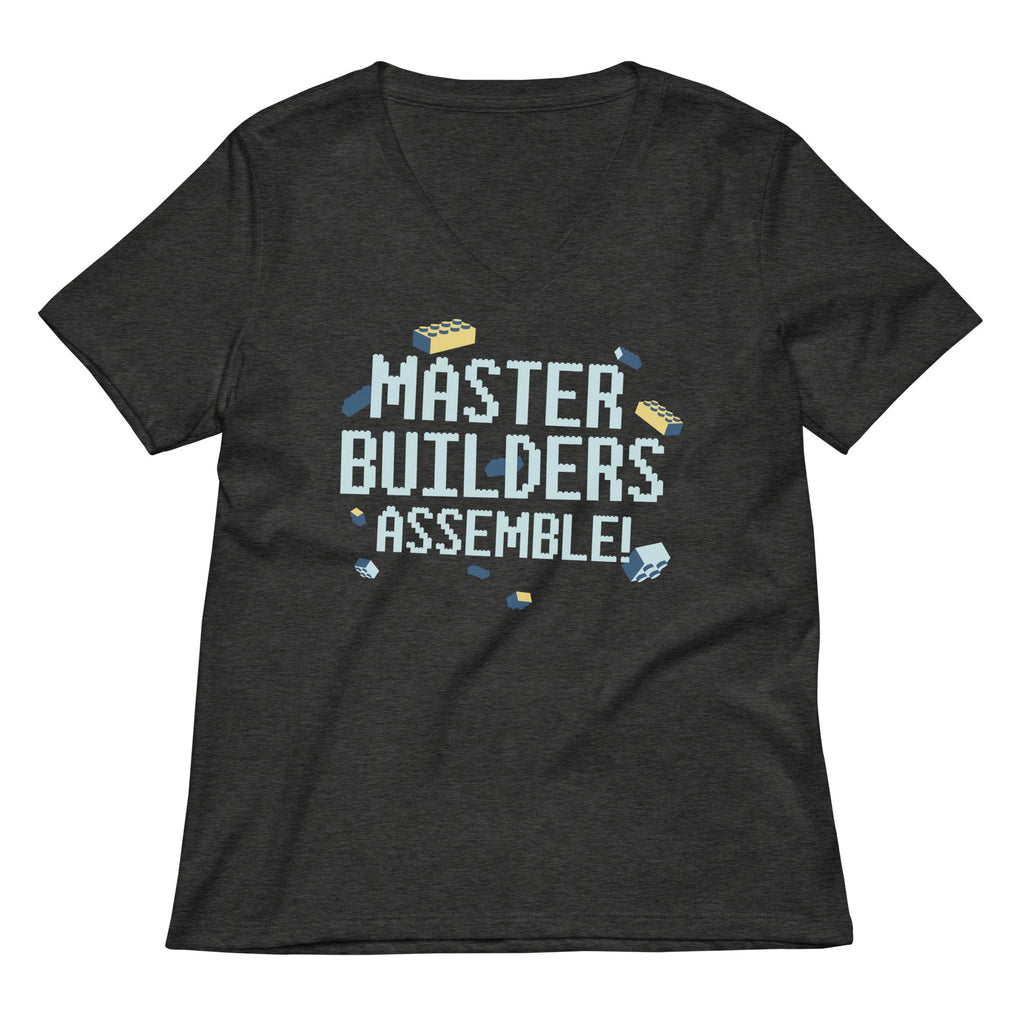 Master Builders Assemble! Women's V-Neck Tee